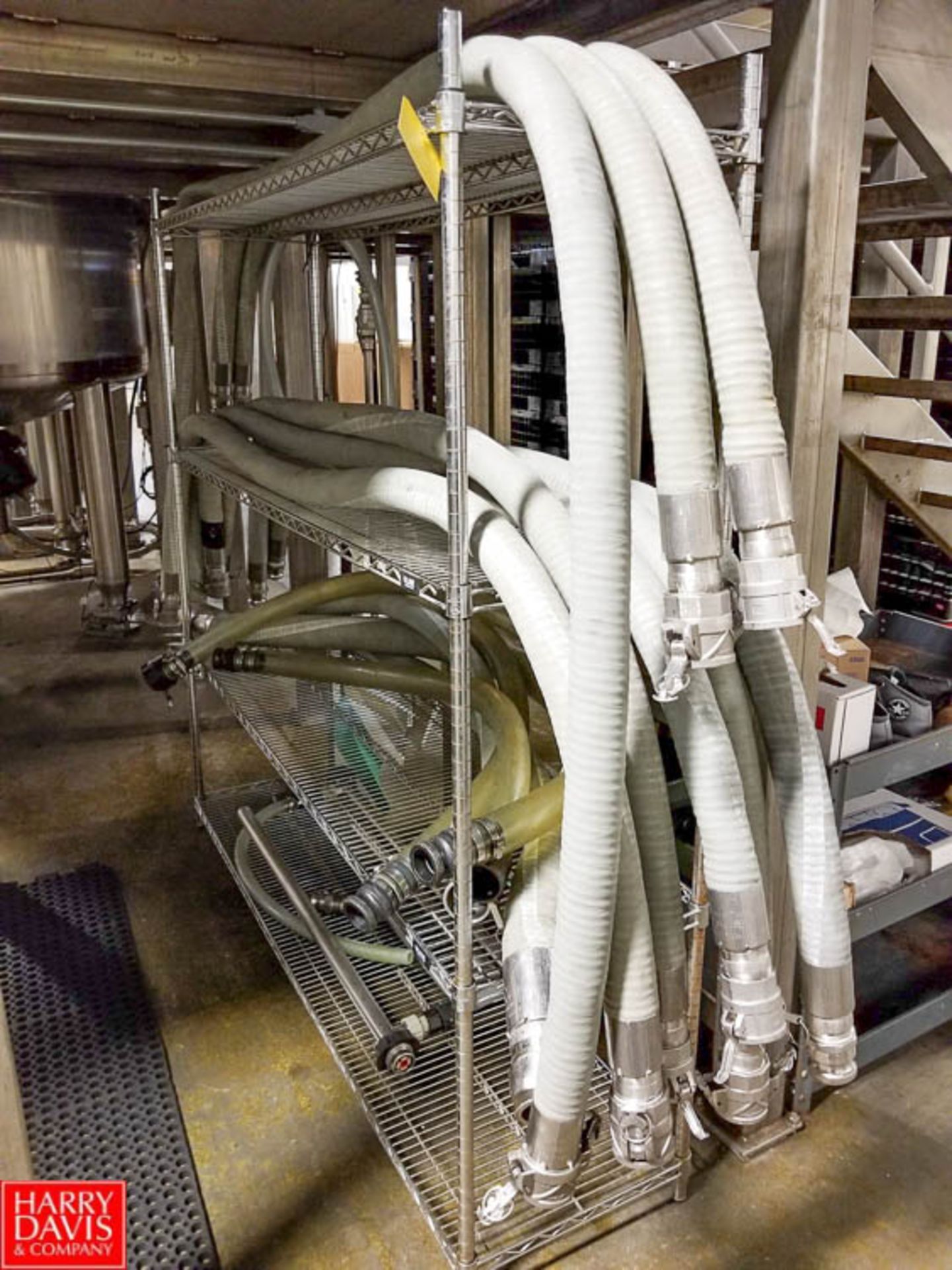 Assorted S/S Mixing Tank Hoses with Assorted S/S Mixing Blades, Fittings, Connectors Rigging Fee: $ - Image 3 of 3