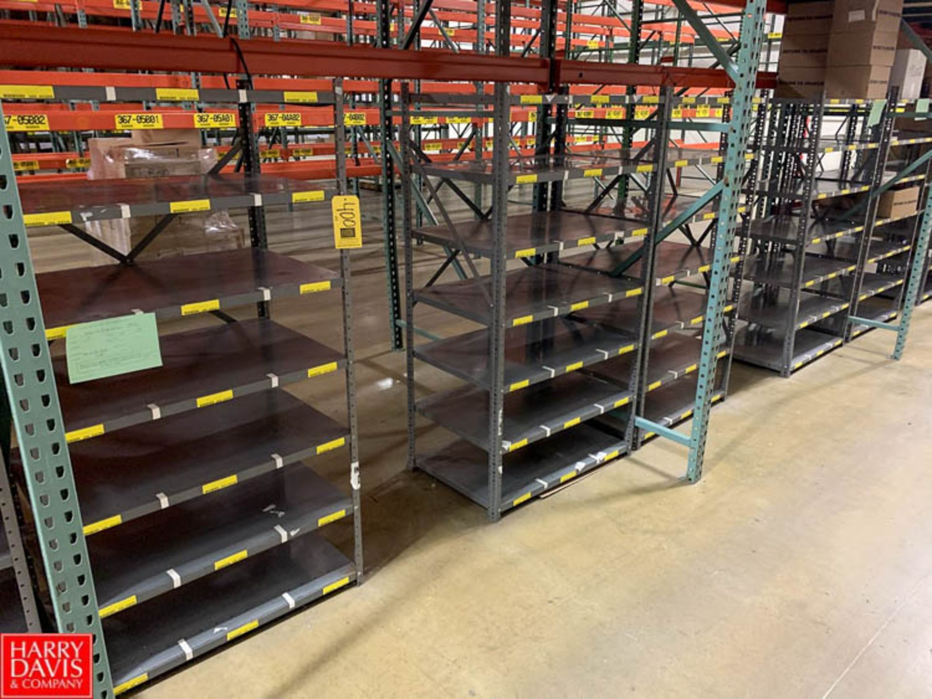 Shelving Units 74"""" x 36"""" Rigging Fee: $80 ** , Removal will begin on March
