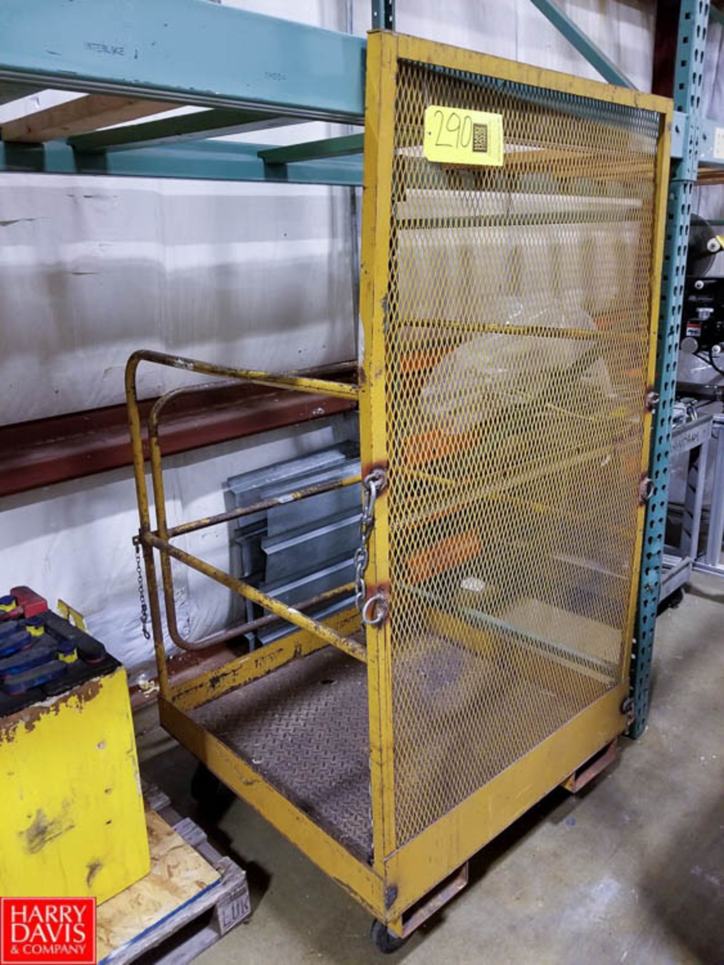 Man Lift Fork Lift Attachment 36"" x 36"" x 60"" Rigging Fee: $50