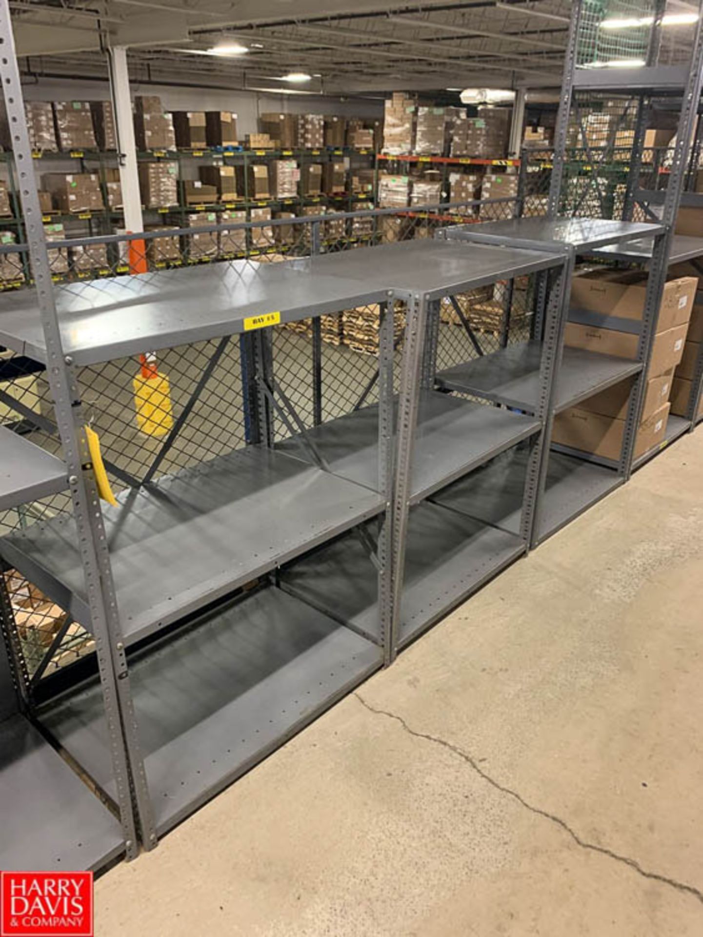 Assorted Size Shelving Units (No Contents) Rigging Fee: $120 ** , Removal will begin