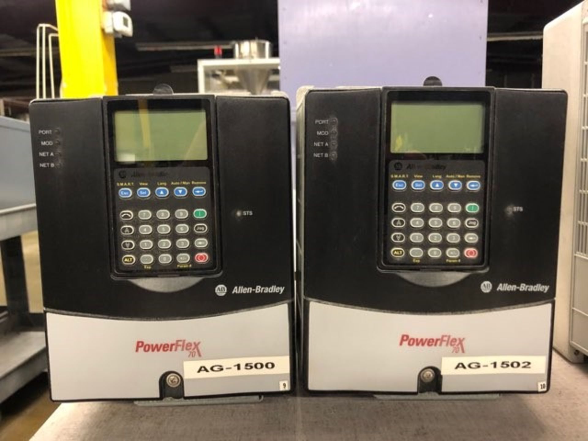 Allen Bradley Powerflex 70 VFDs including (1) 15 HP, (4) 10 HP and (2) 5 HP Rigging Fee: $200 - Image 2 of 5