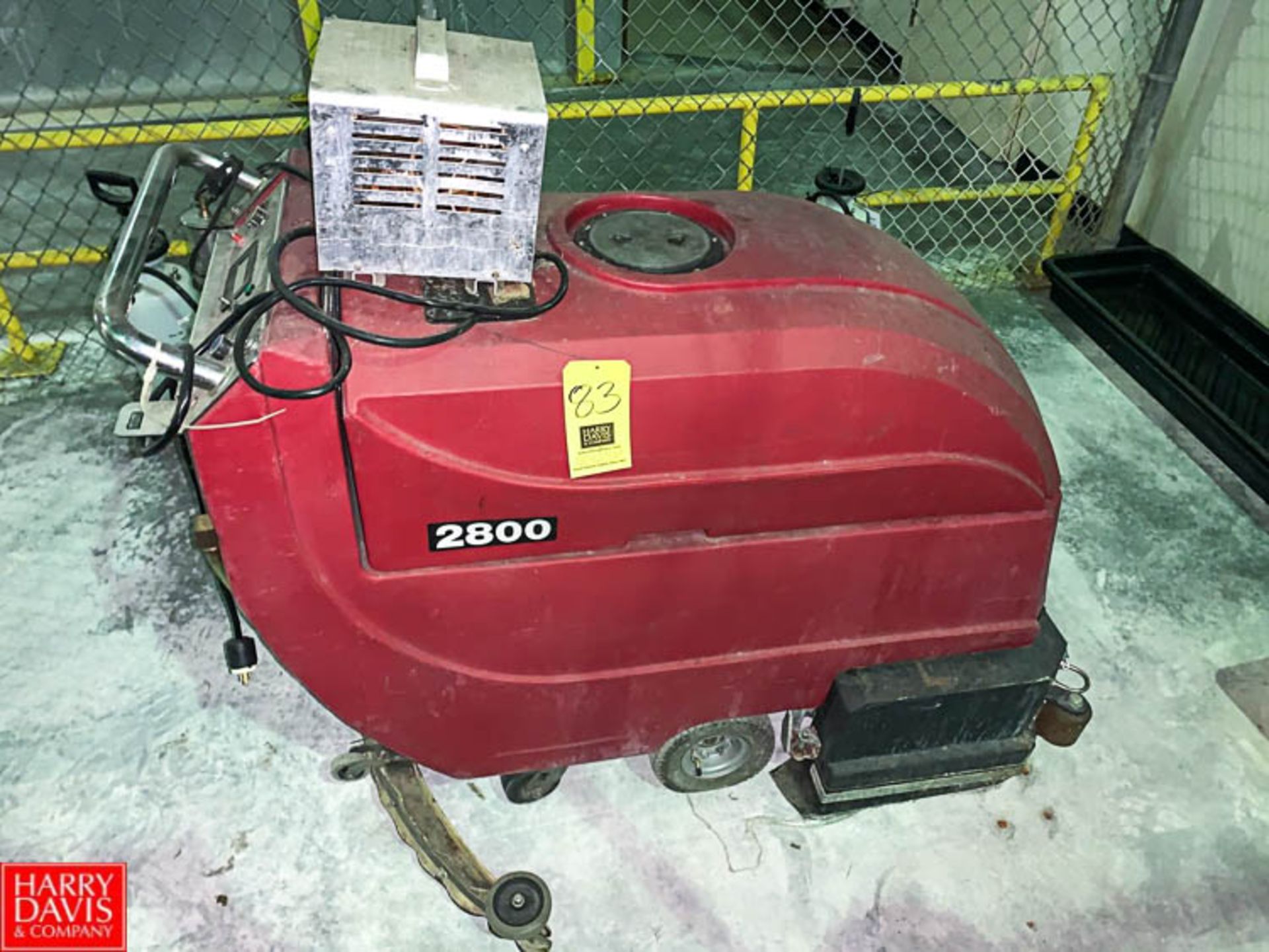 Floor Scrubber, Model 2800 Rigging: $150