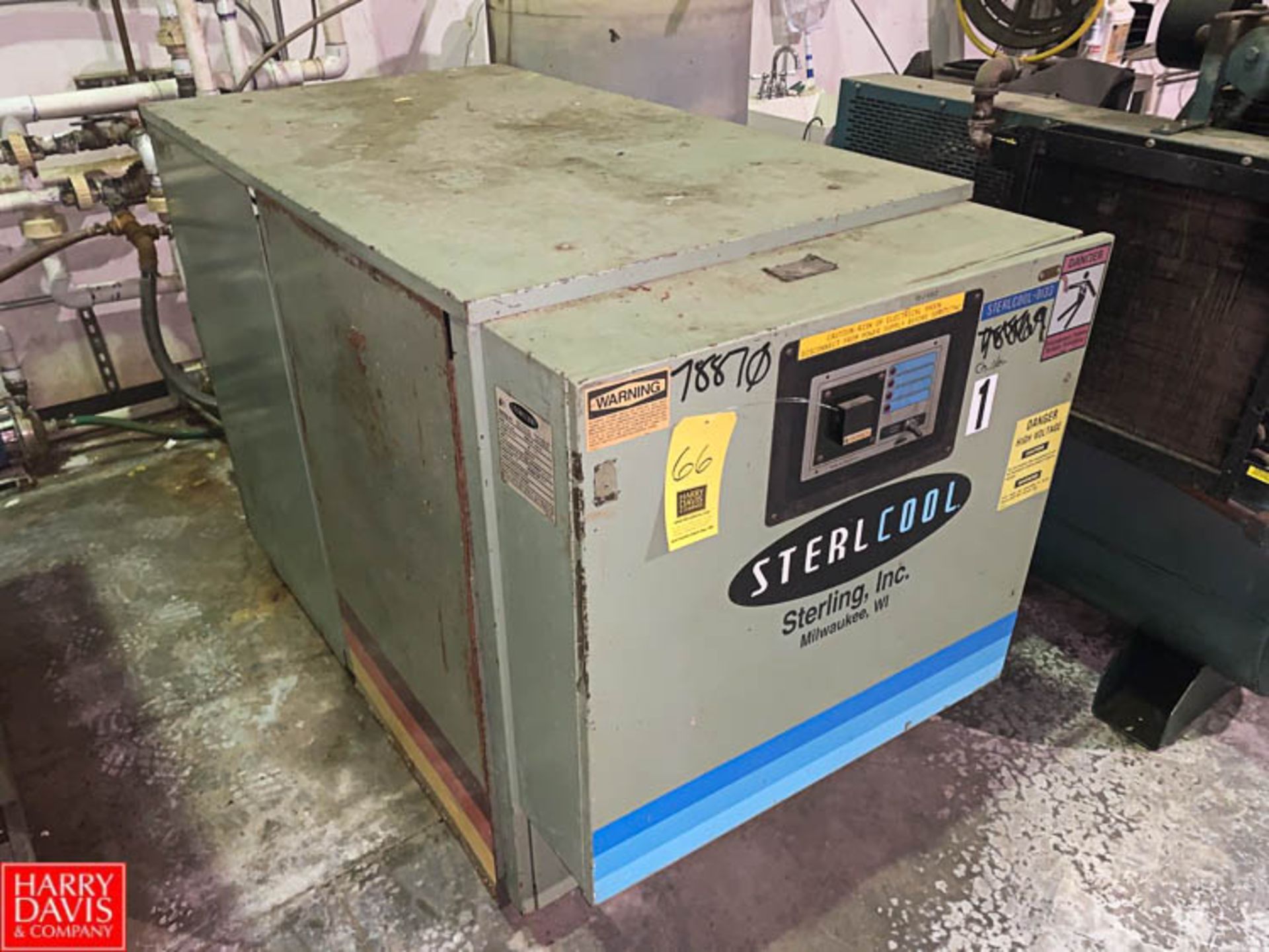 Starcool Chiller, Model CFP7.5Q, S/N 96D0133, 7.5 HP Motor 230 V0lt 3 Phase Rigging: $350