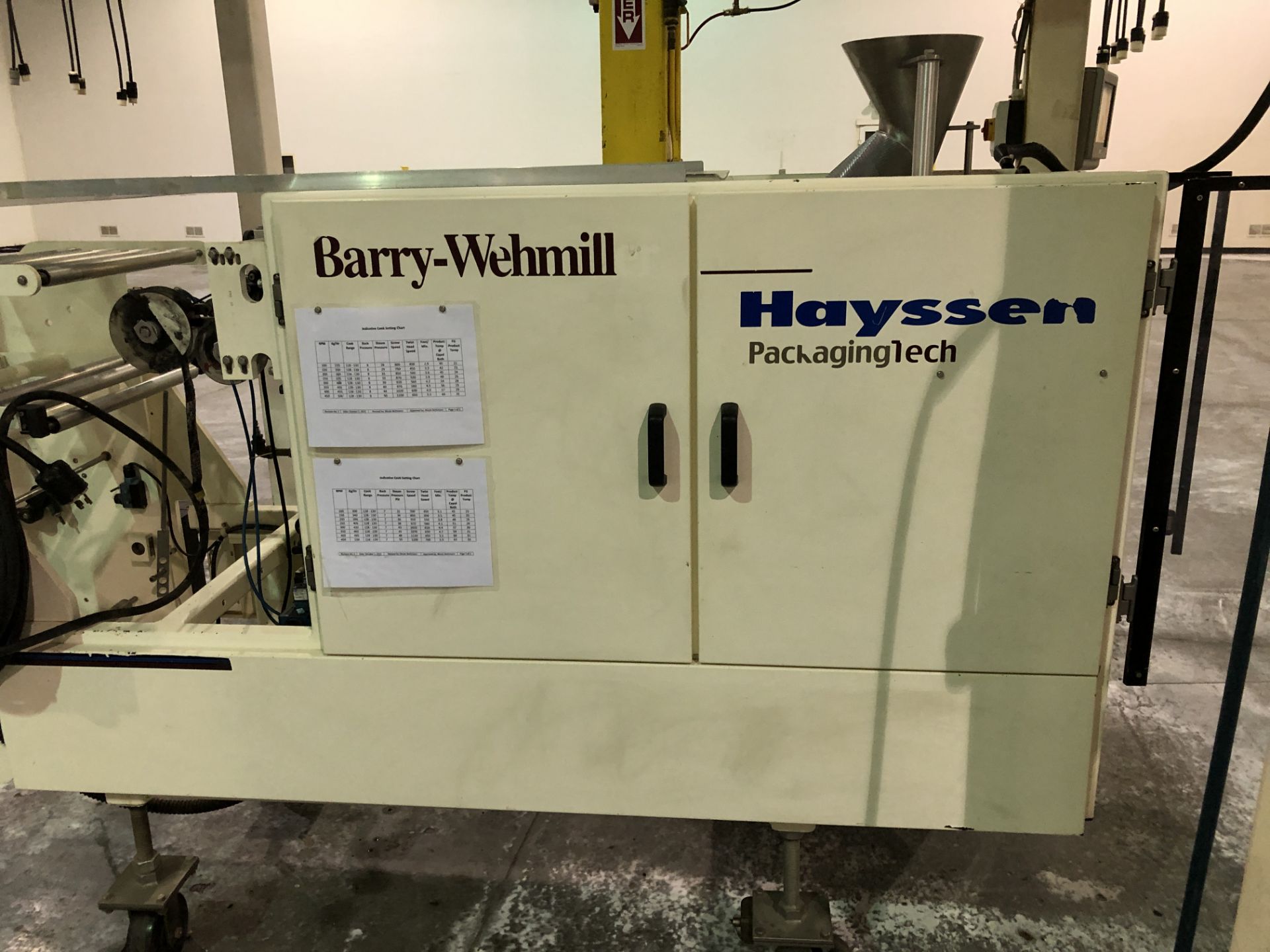 Hayssen Form Fill And Seal Packaging Machine, Model ST 8 12HR, S/N S 87590 120 Volt Single Phase - Image 2 of 3