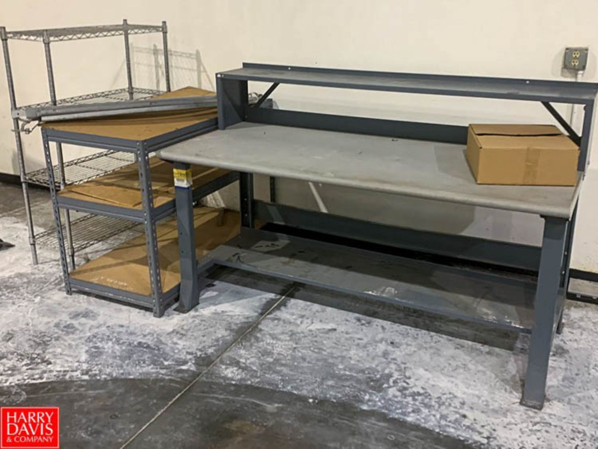 Assorted S/S Top Work Tables and 2-Door Cabinets Rigging: $150 - Image 5 of 5