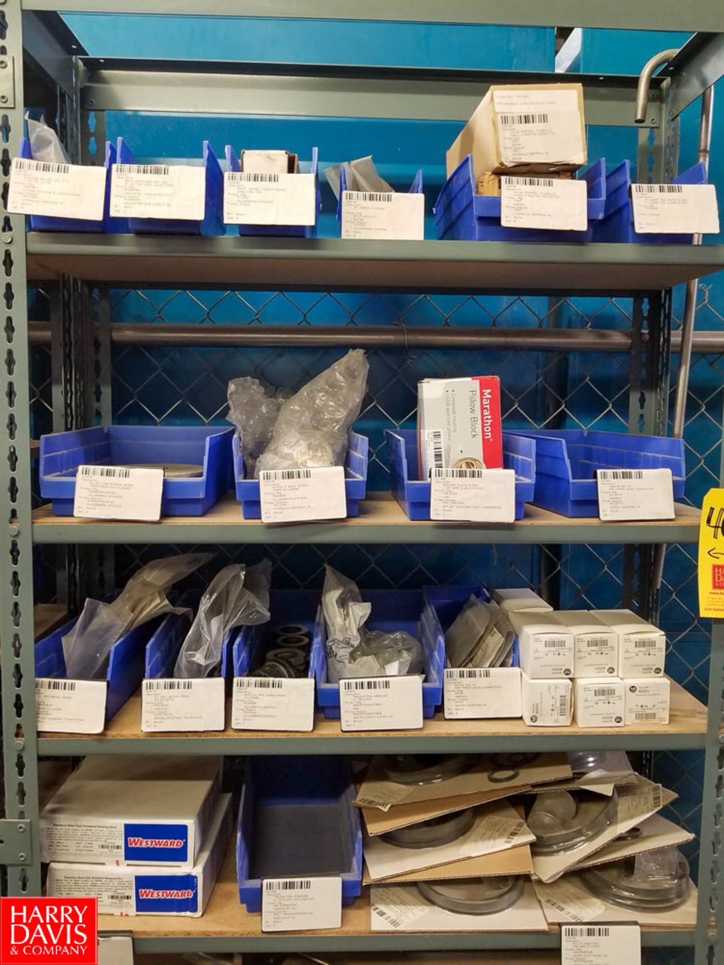 Sections of Adjustable Shelving Including w/ Contents of Assorted Interface Modules Circuit Breakers - Image 2 of 11