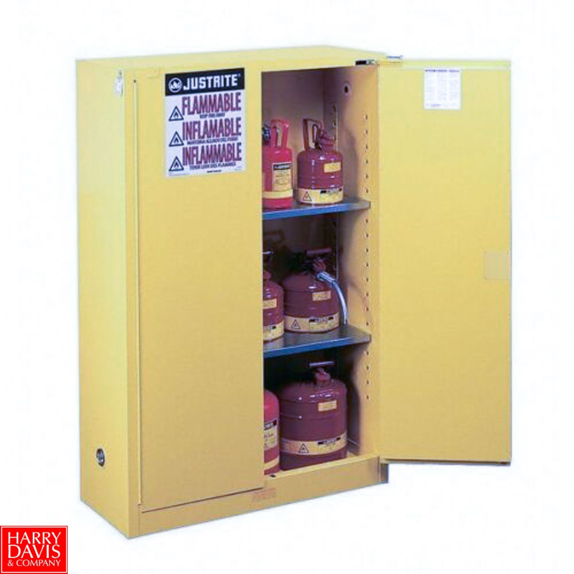2018 Justrite 90 Gallon Sure-Grip EX Flammable Liquid Storage Cabinet (Located In Portland OR) - - Image 7 of 7