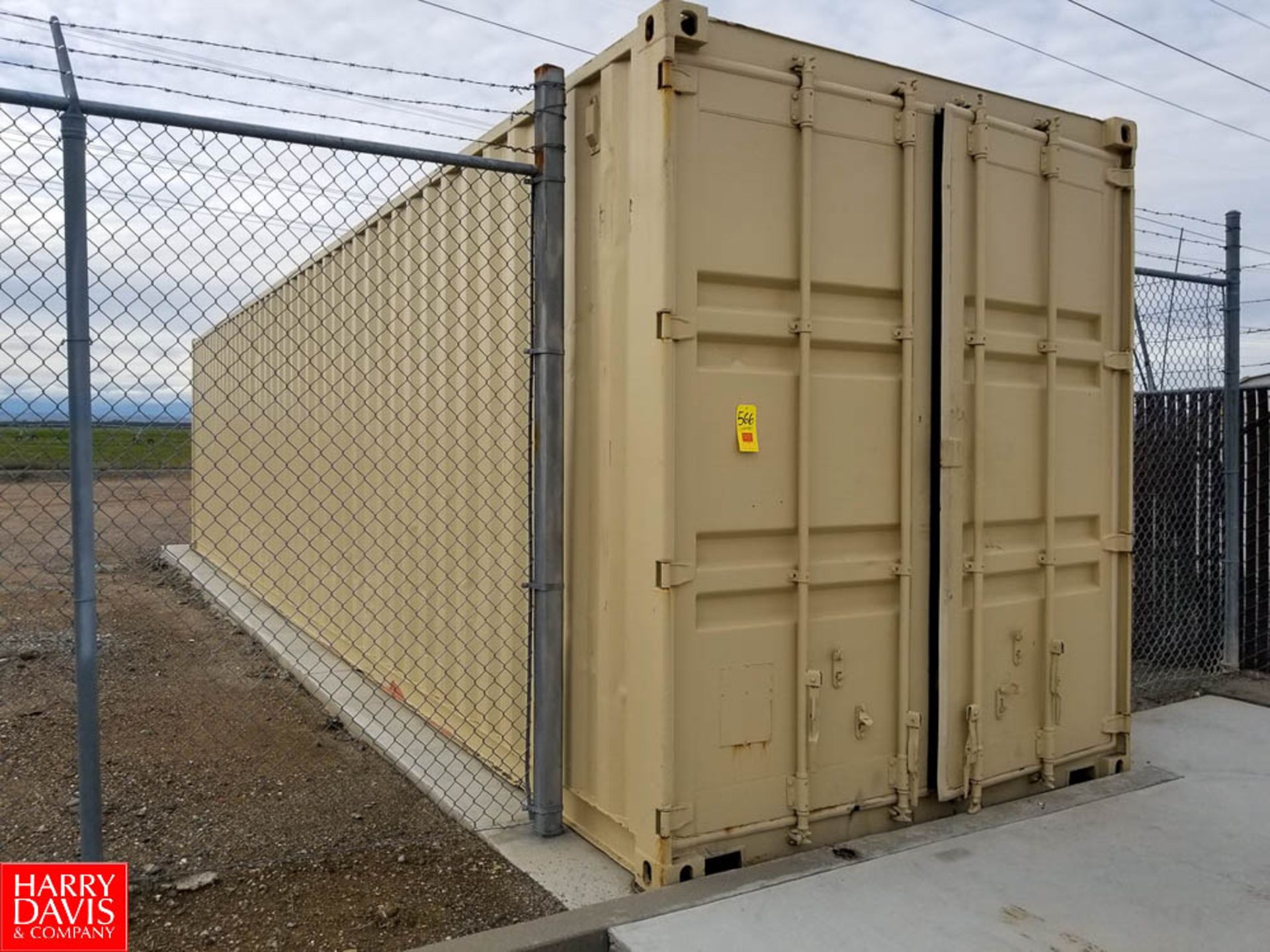 40' Shipping Container - Rigging Fee: $1000