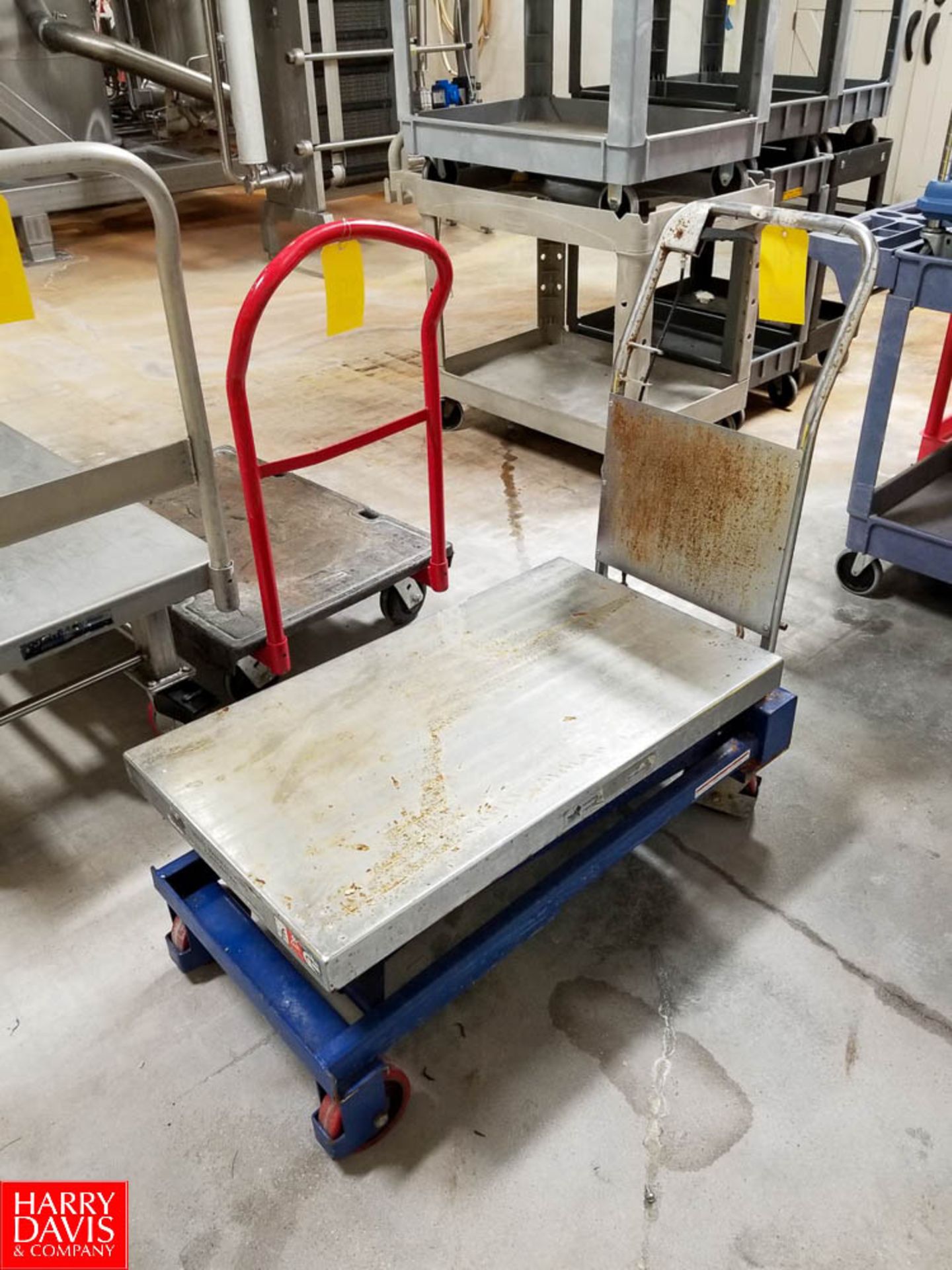 Vestil 800 LB. Capacity Scissor Lift Cart - Rigging Fee: $25