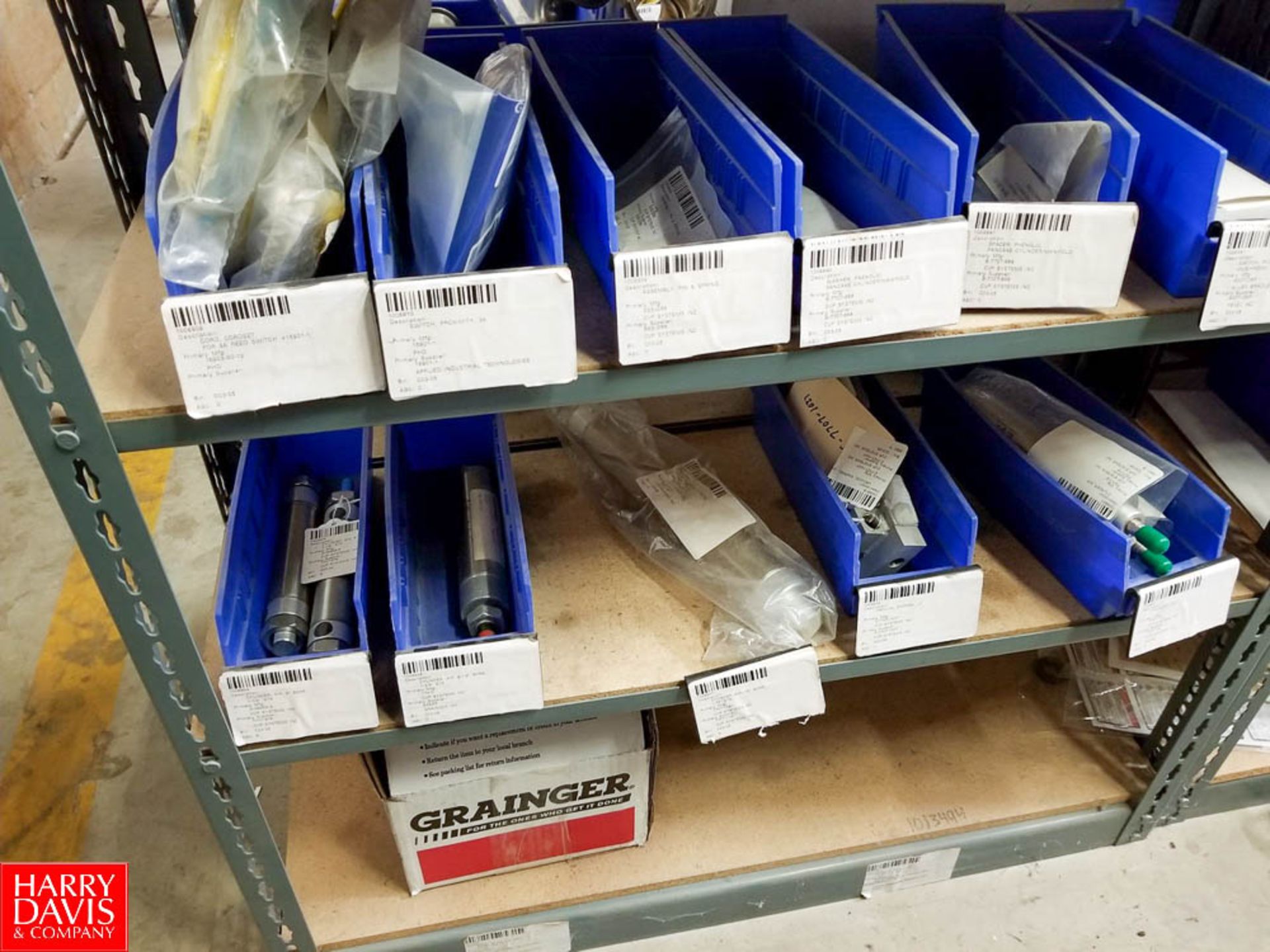 Sections of Adjustable Shelving Including Assorted Valve Kits Graco Parts Stem Valves Valve Balls - Image 13 of 19