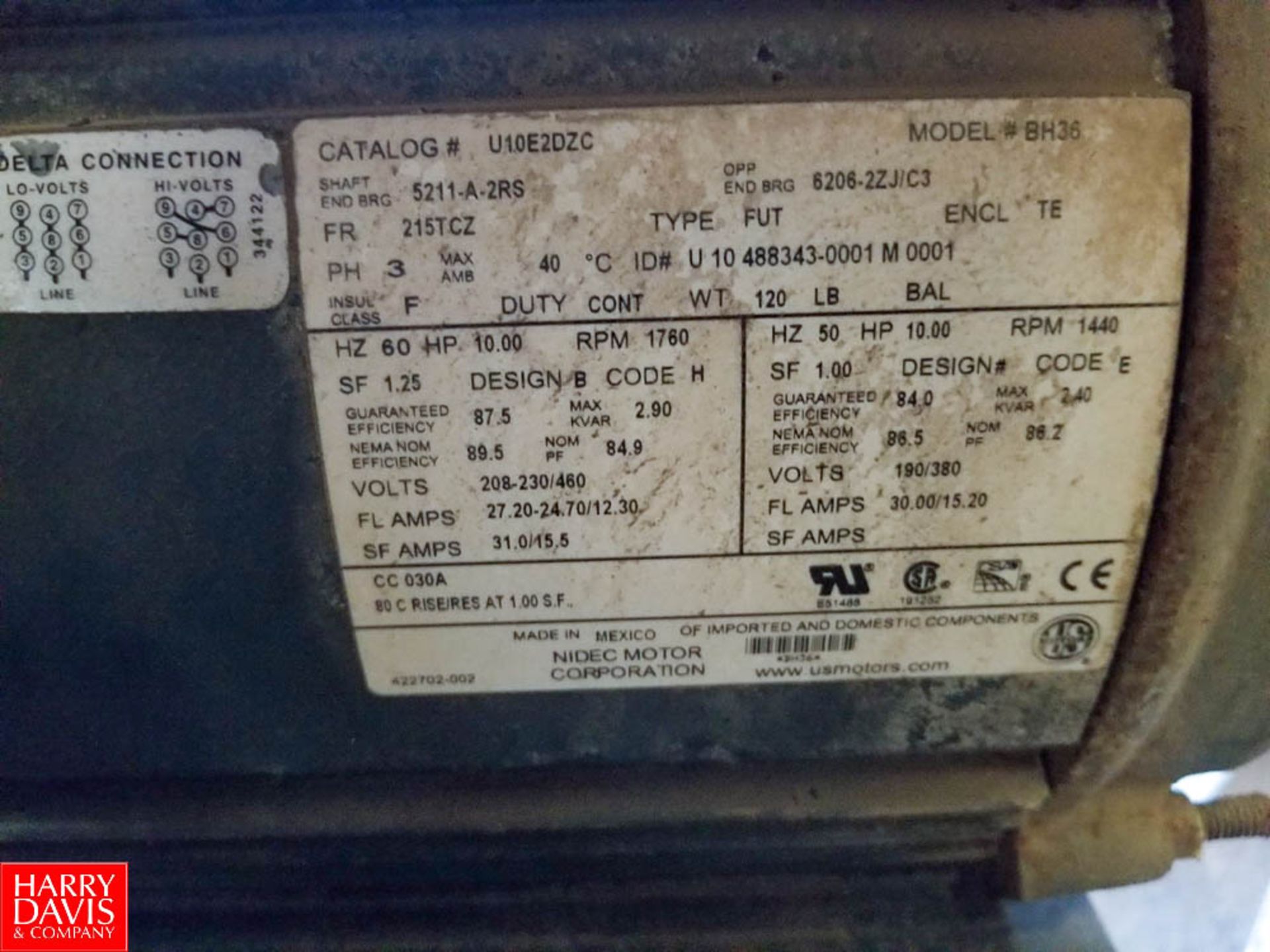 Lyco Wausau 10 HP S/S Vacuum Pump Model 101-160-3 SN 163-2049-312 - Rigging Fee: $75 - Image 2 of 2