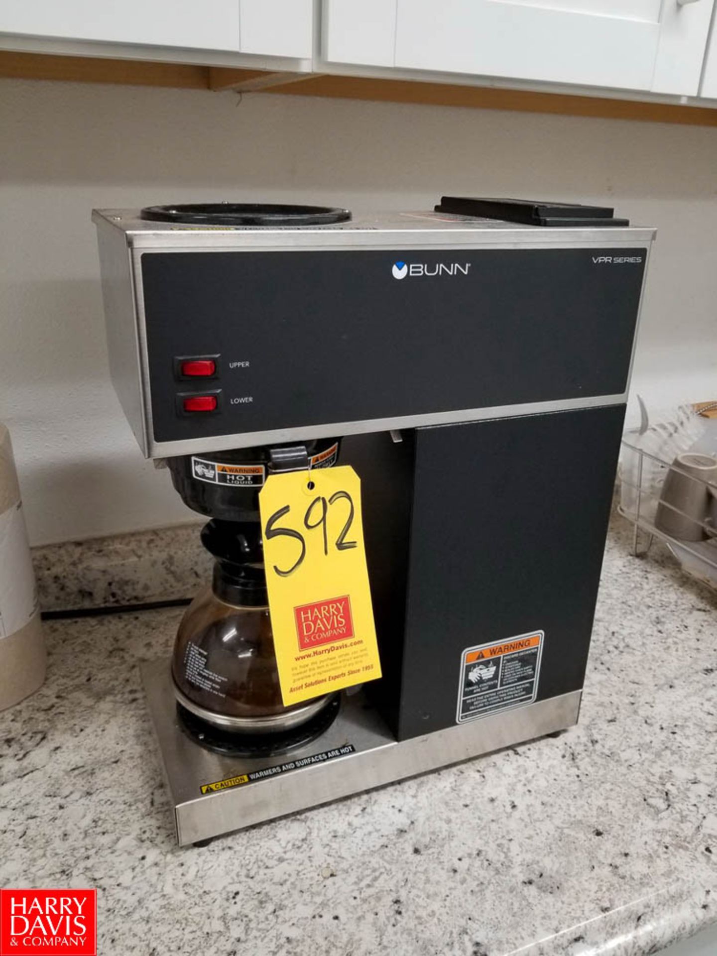 Bunn Industrial 2-Burner Coffee Maker Model VPR Series - Rigging Fee: $25