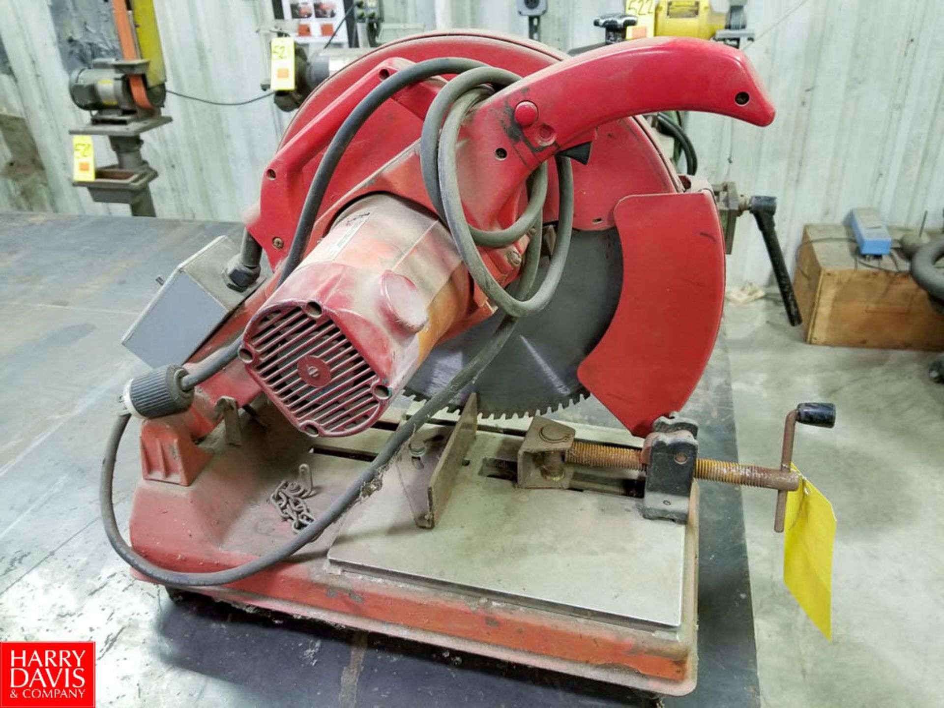 Milwaukee 14" Abrasive Chop Saw Model 6175 3500 RPM - Rigging Fee: $25