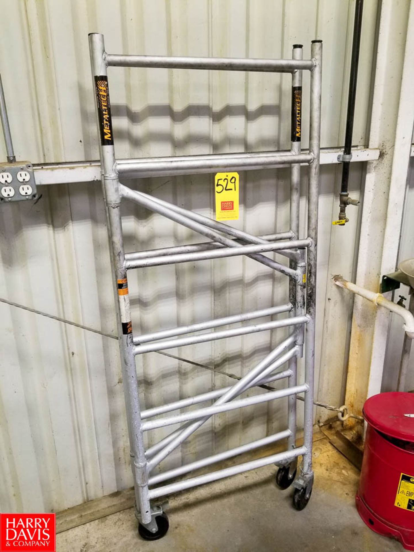 Metaltech Aluminum Scaffold Section - Rigging Fee: $75