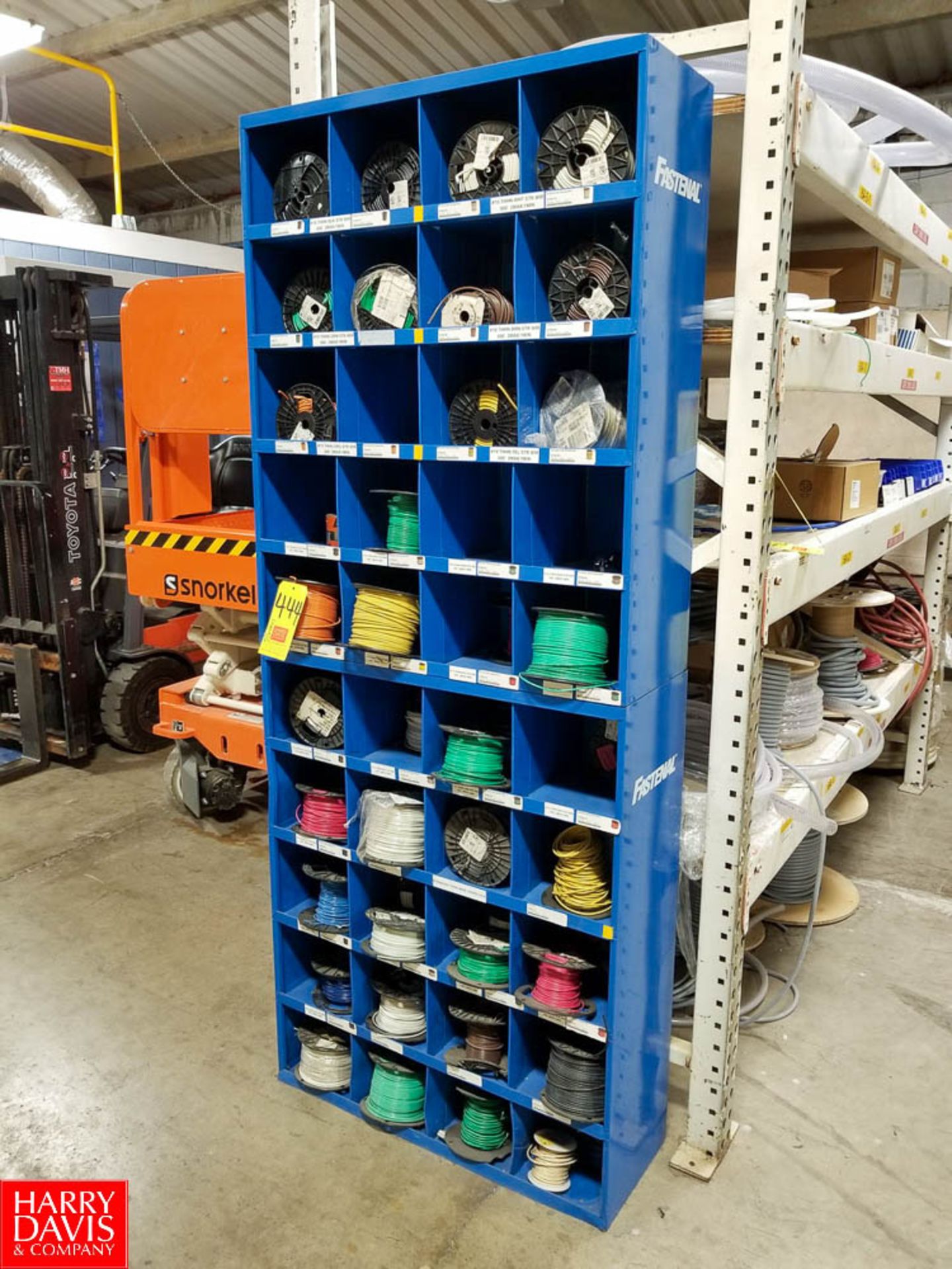 Fastenal 20-Compartment Bolt Bins with Contents of Assorted Wire - Rigging Fee: $200