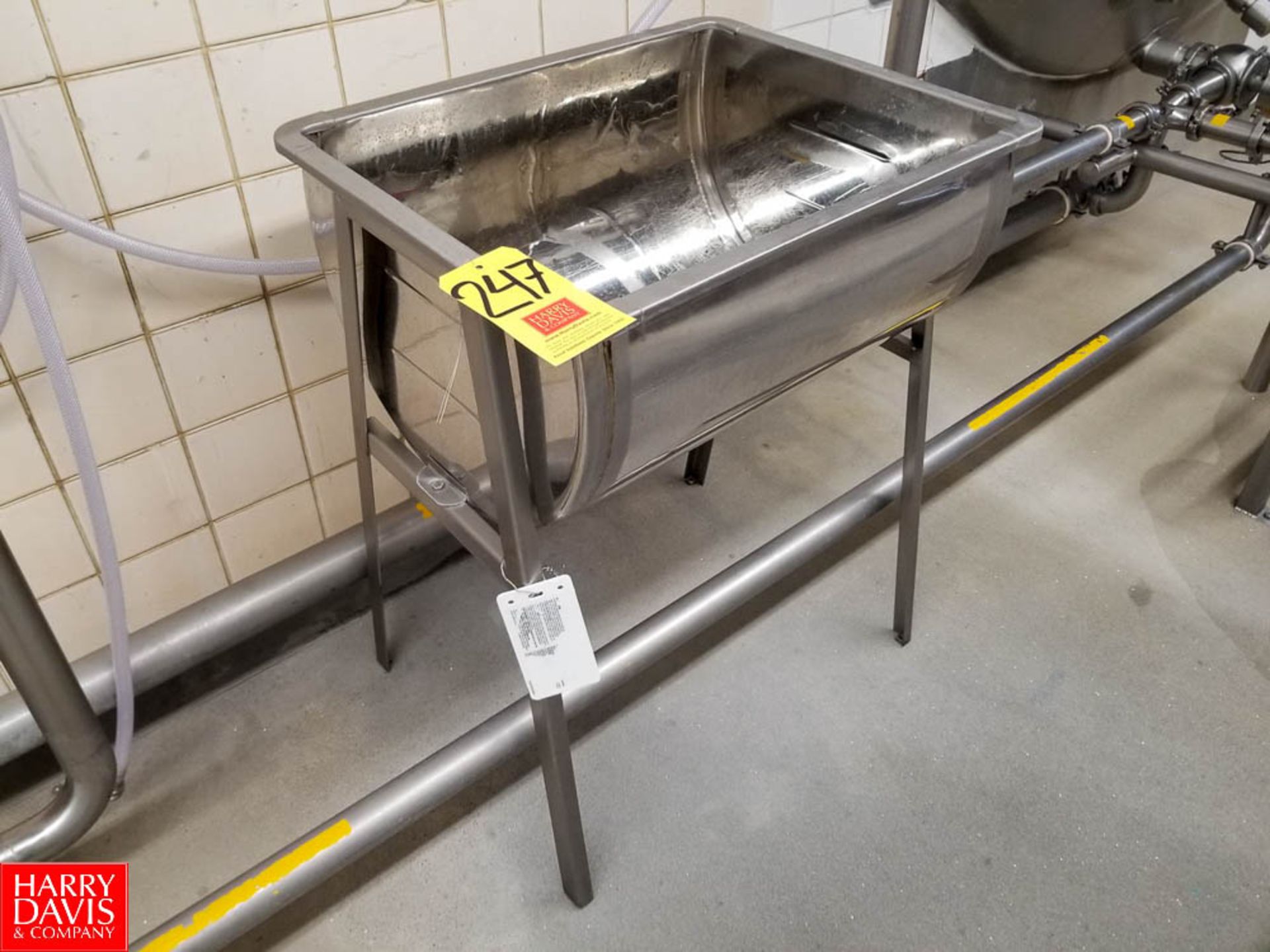 S/S Sanitizing Trough - Rigging Fee: $25