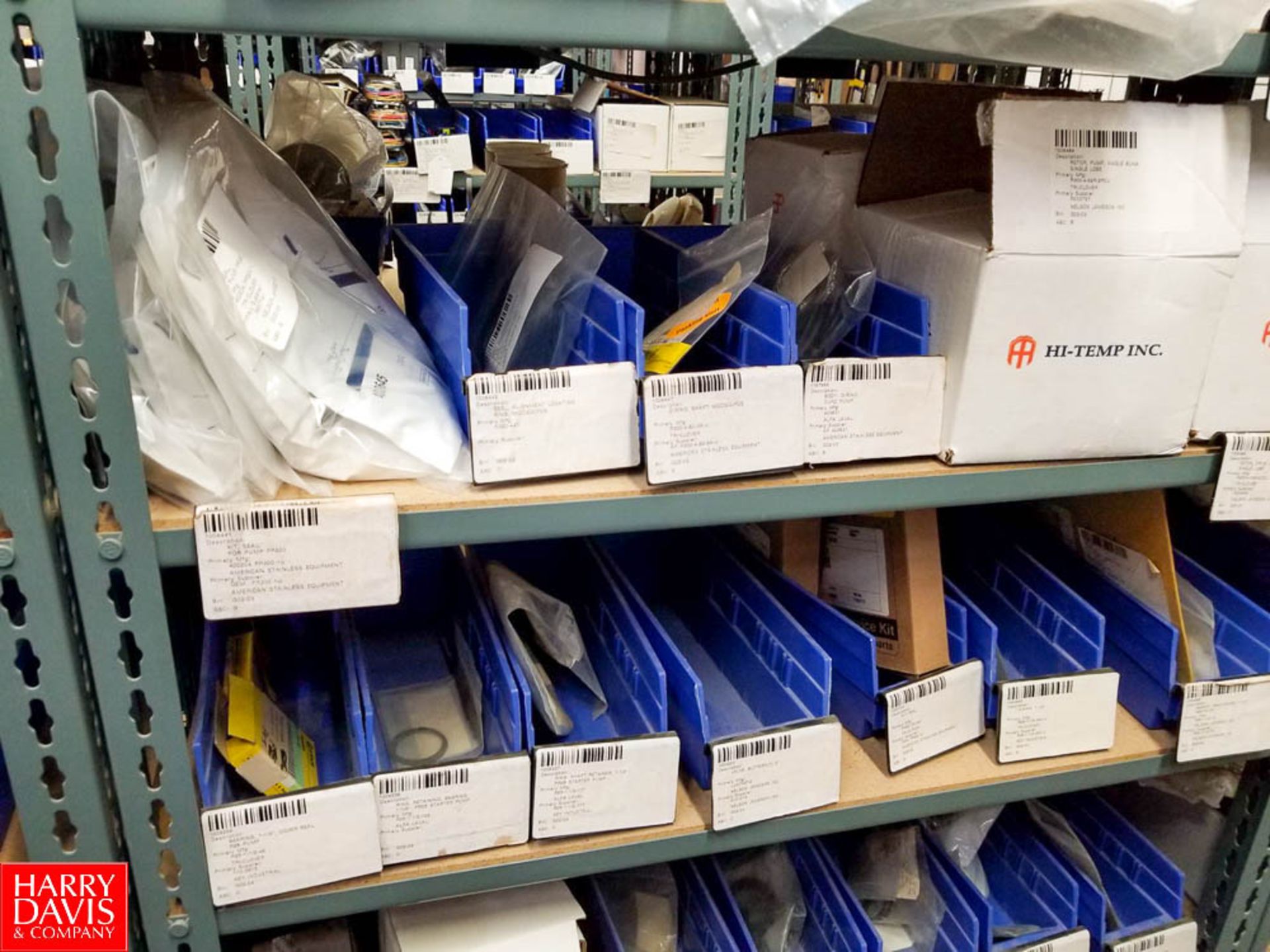 Sections of Adjustable Shelving Including Assorted Valve Kits Graco Parts Stem Valves Valve Balls - Image 6 of 19