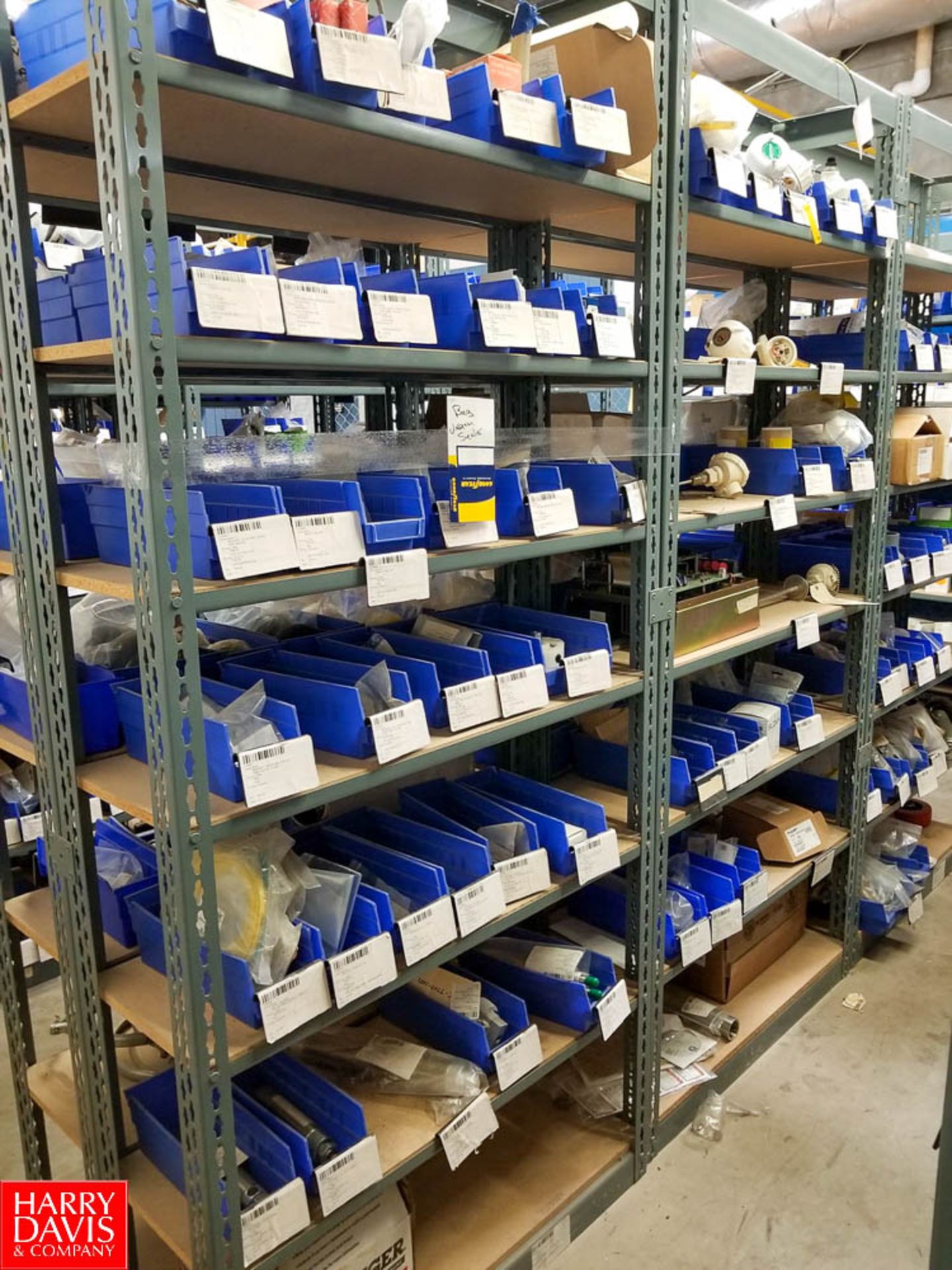 Sections of Adjustable Shelving Including Assorted Valve Kits Graco Parts Stem Valves Valve Balls - Image 10 of 19