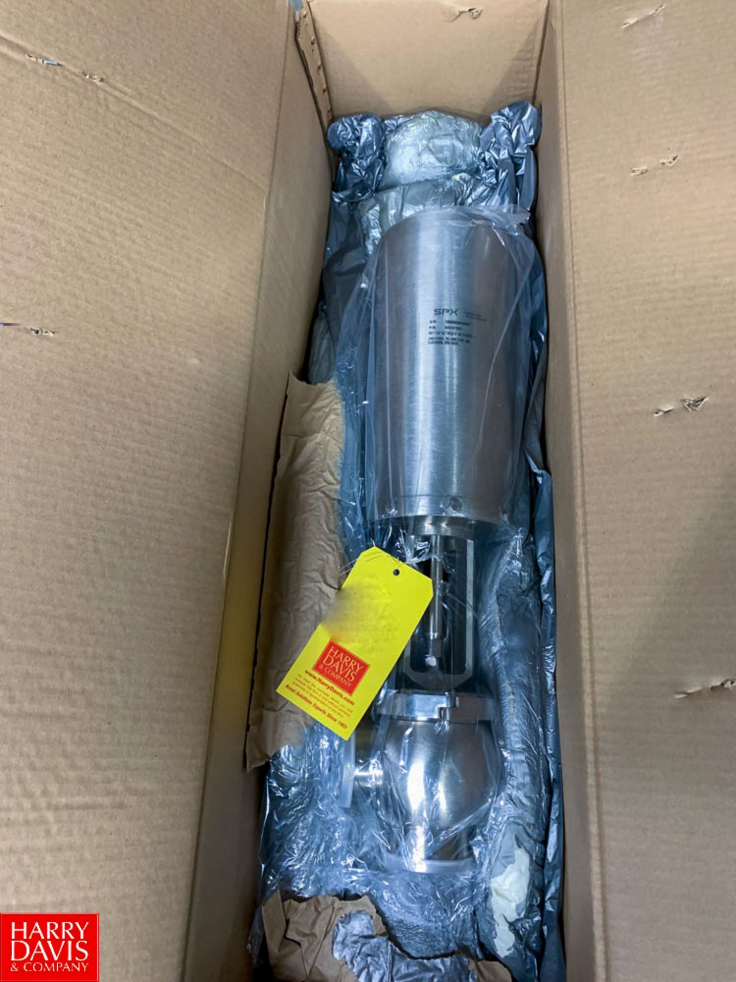 NEW SPX 3" Long Stroke 2-Way S/S Air Valve 6" Air To Rise Weld Type **Located in Pittsburgh