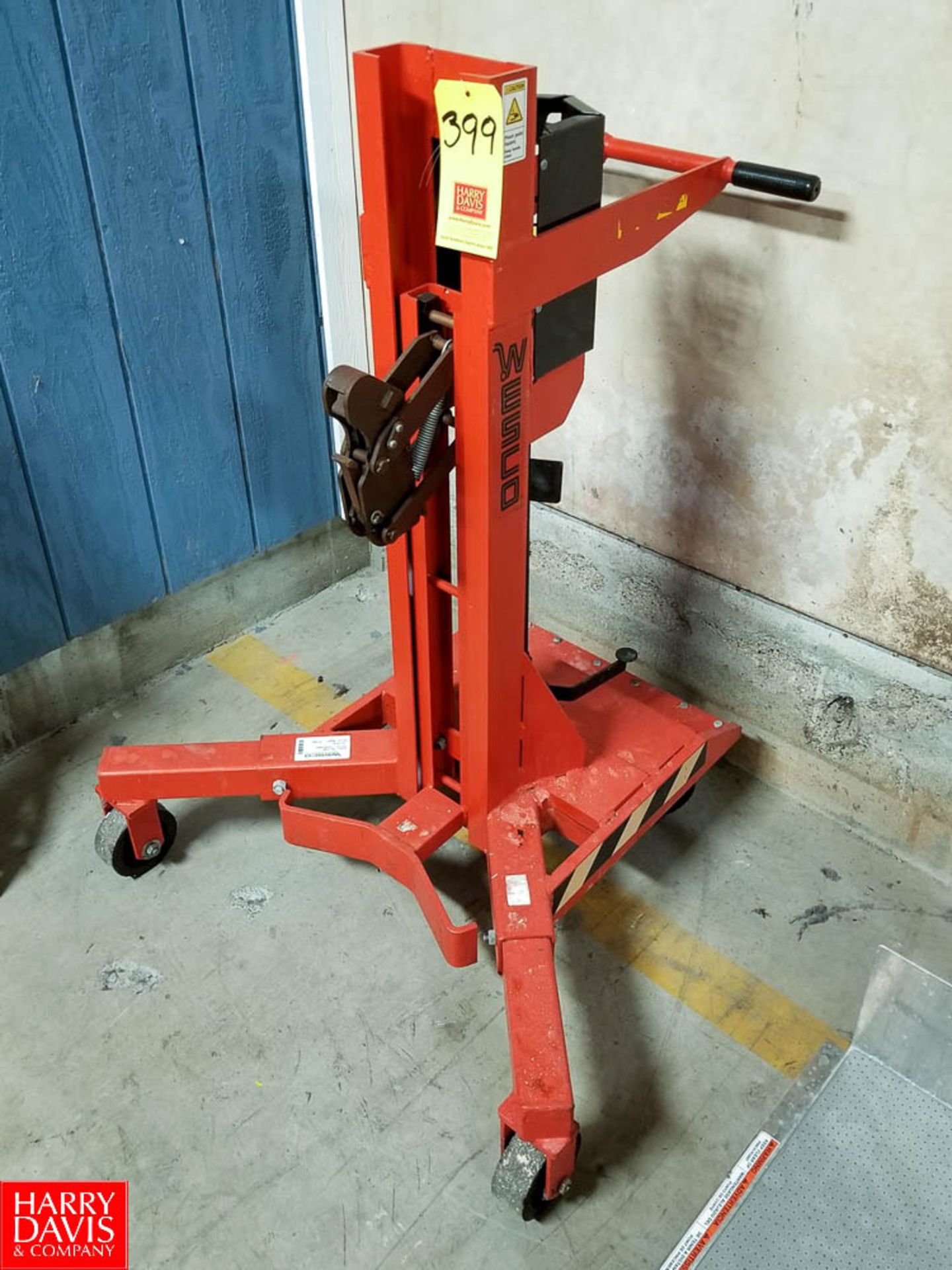 Wesco 1100 LB. Capacity Drum Lift Model DM-1100 - Rigging Fee: $25