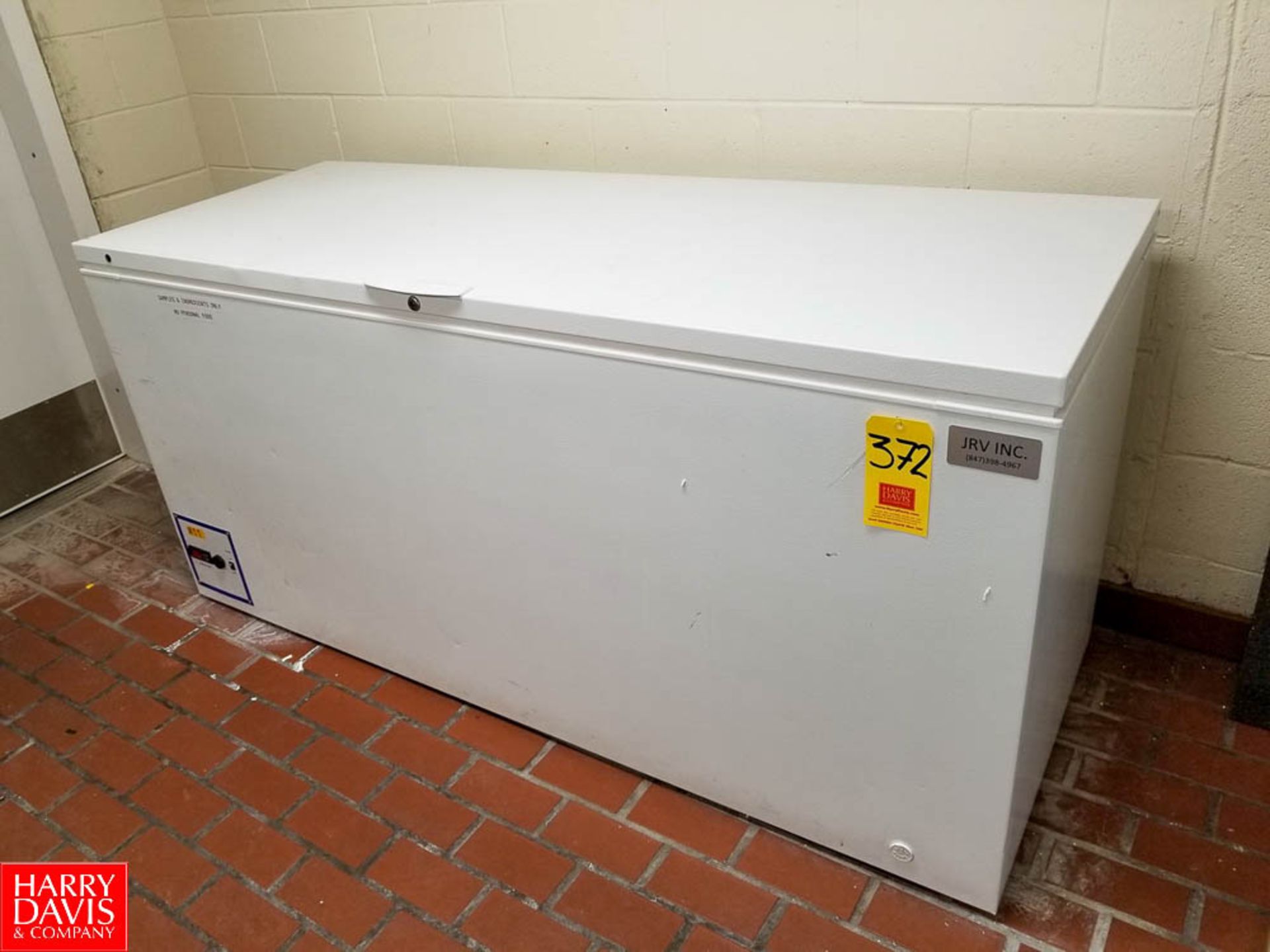 Scientemp Chest Freezer Model 34-22JRV - Rigging Fee: $100