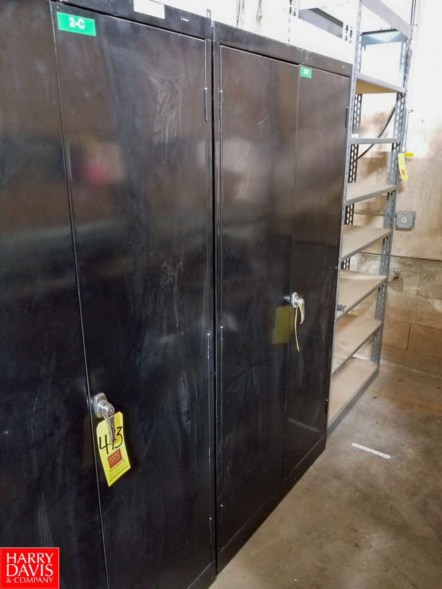 Tennsco Steel 2-Door Cabinet - Rigging Fee: $50