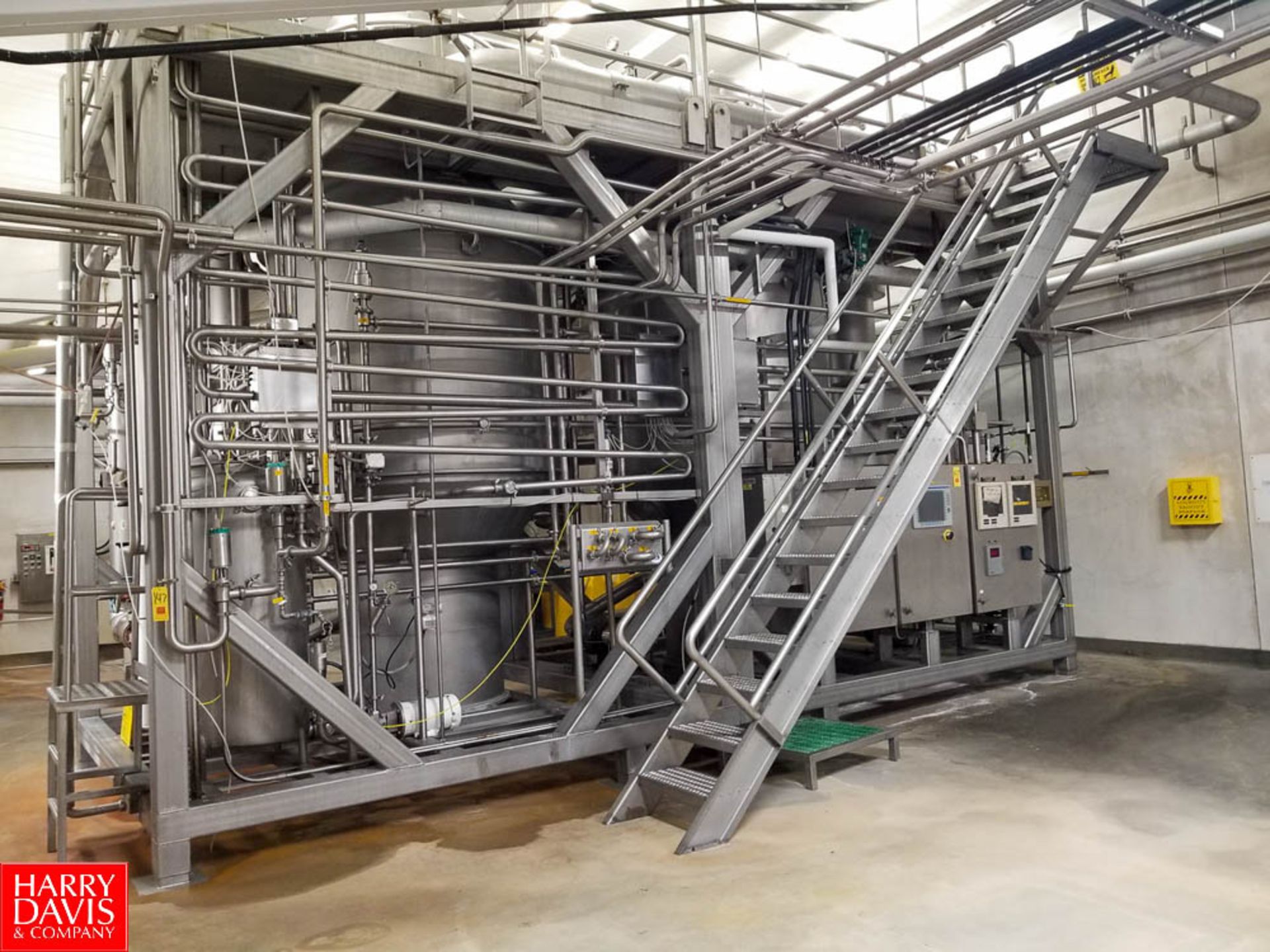 Skid-Mounted Evaporator 16000 LB/Hour Flow Rate - Rigging Fee: $25,000