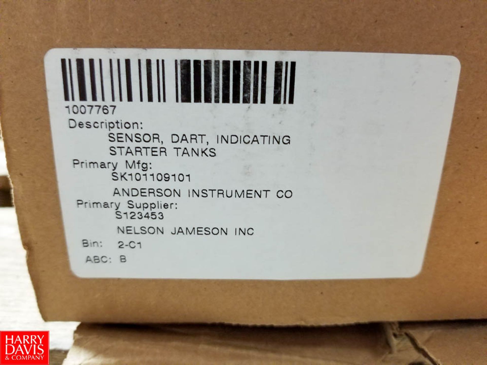 NEW Anderson Instrument Start Tanks S/S Sensor Model SK005109101 - Rigging Fee: $25 - Image 2 of 2