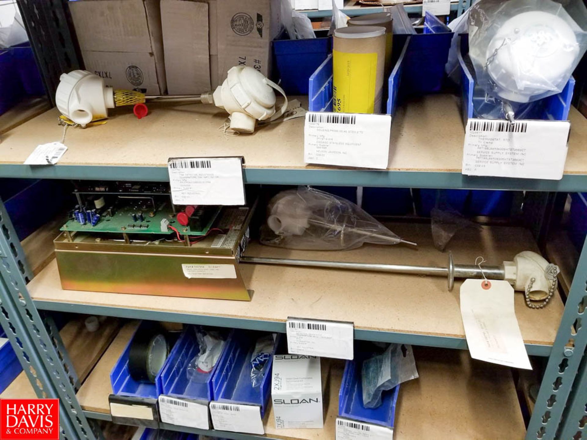 Sections of Adjustable Shelving Including Assorted Valve Kits Graco Parts Stem Valves Valve Balls - Image 15 of 19