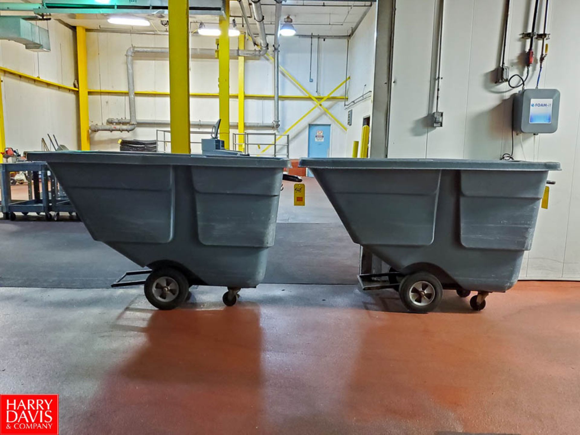 Uline Portable Trash Hoppers Rigging Fee: $ 50 - Image 2 of 2