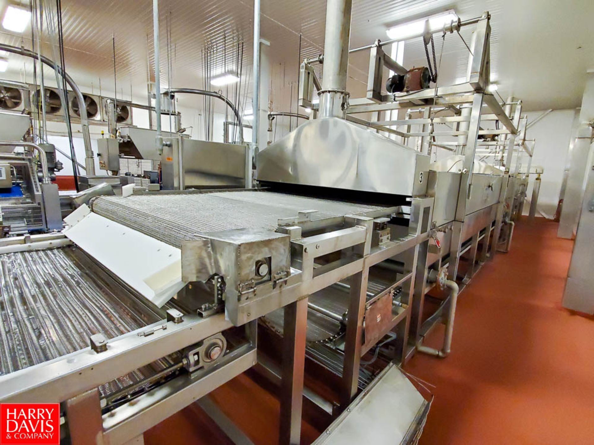 S/S Pasteurizing Tunnel, with (3) 20'L, 60"Wide S/S Conveyor Belts , (1) 45'L, 60"Wide S/S - Image 6 of 10