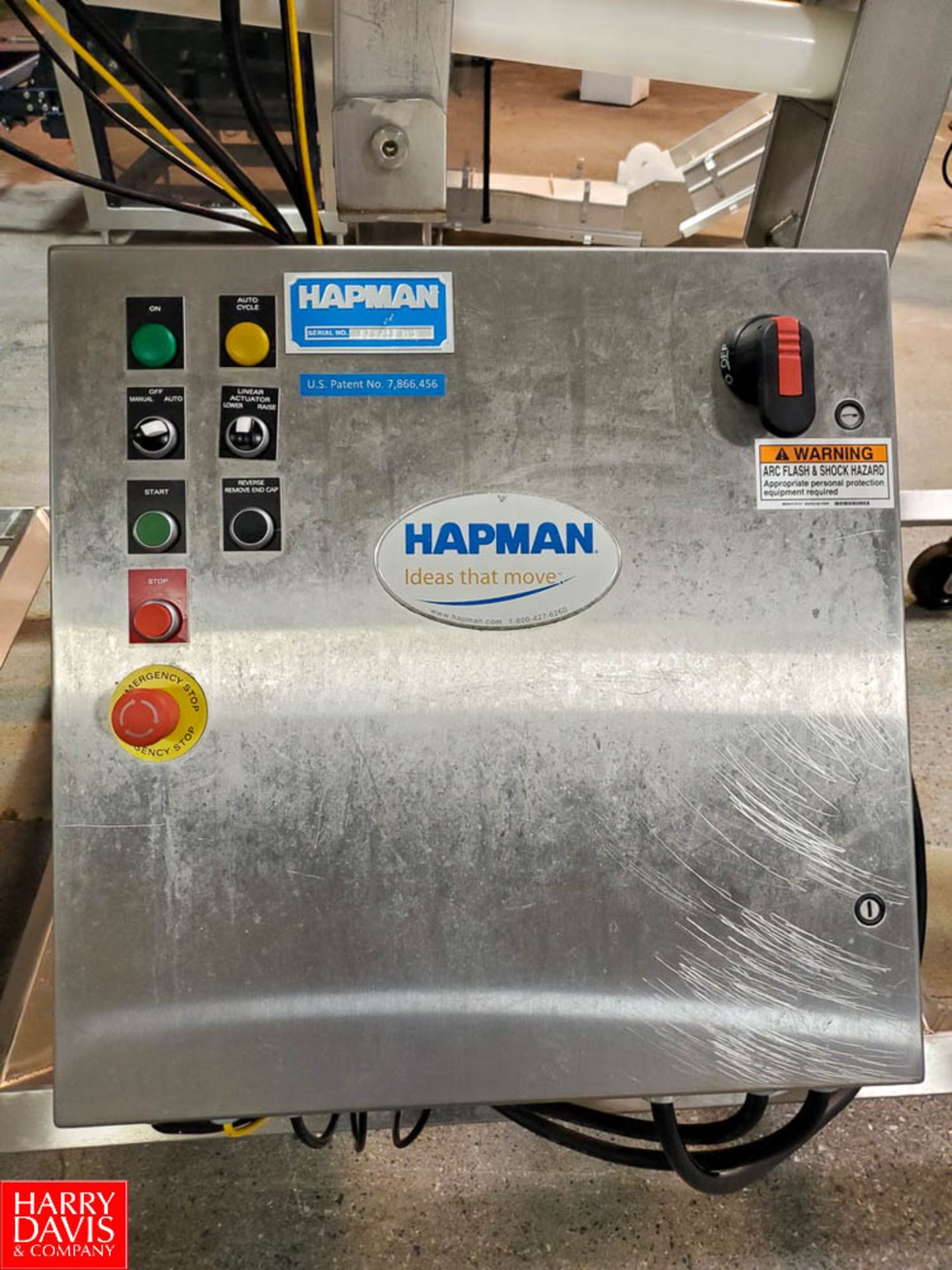 Hapman Portable S/S Auger Conveyor with Dump Hooper And Controls, S/N X13783 AA - Image 6 of 6