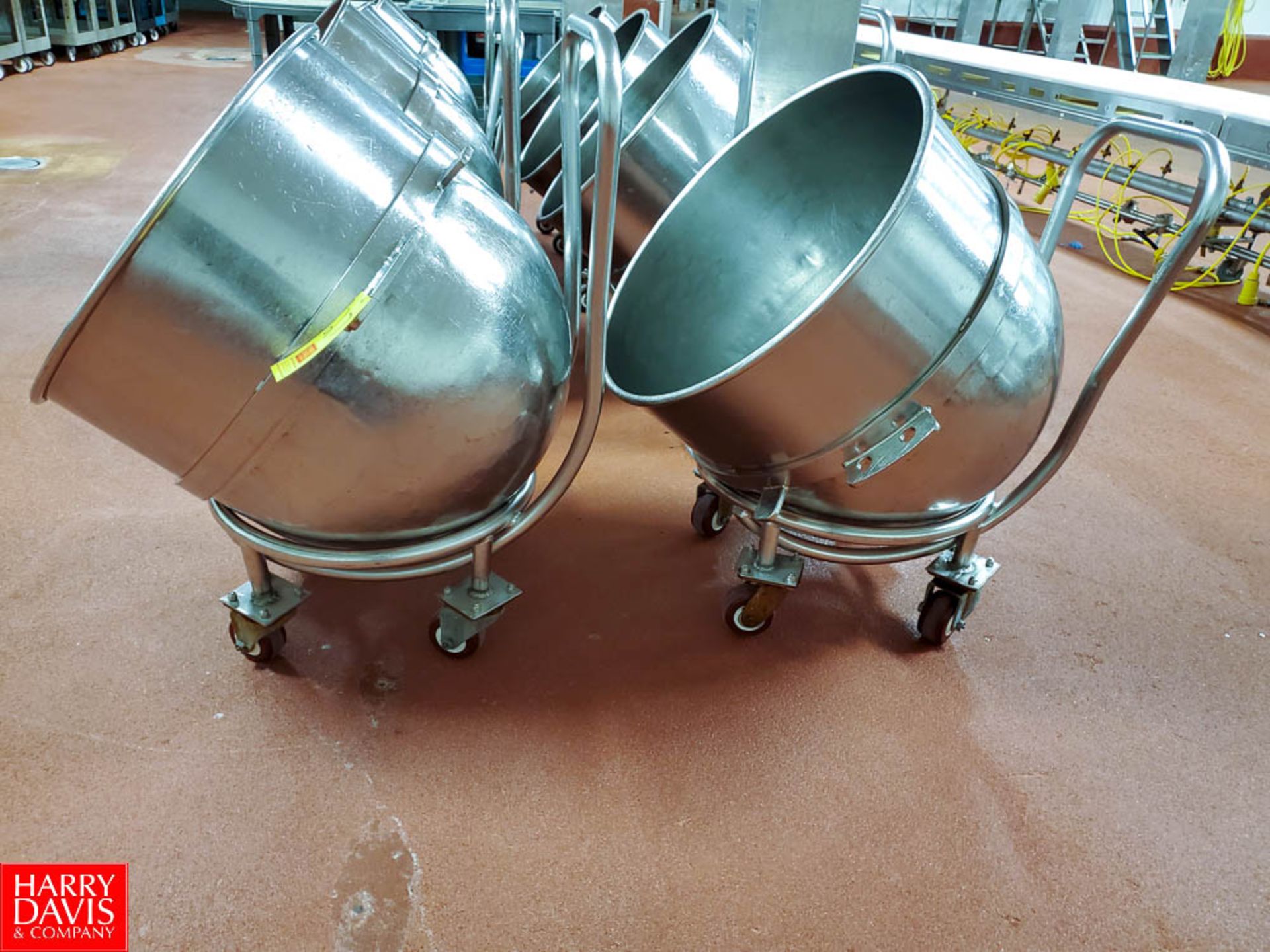 Aprox 140 Quart S/S Mixer Bowl with Cart Rigging Fee: $ 40