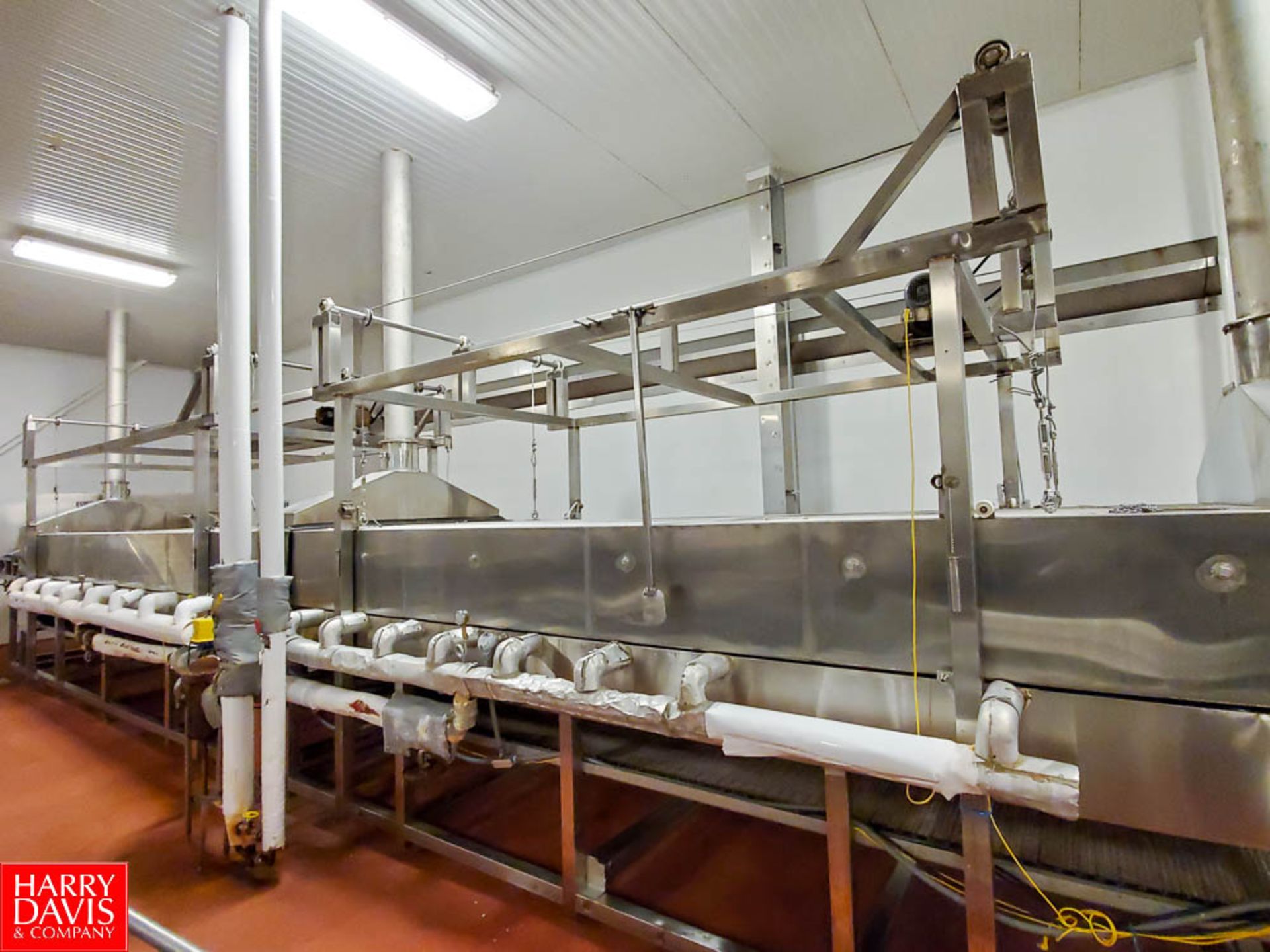 S/S Pasteurizing Tunnel, with (3) 20'L, 60"Wide S/S Conveyor Belts , (1) 45'L, 60"Wide S/S - Image 3 of 10