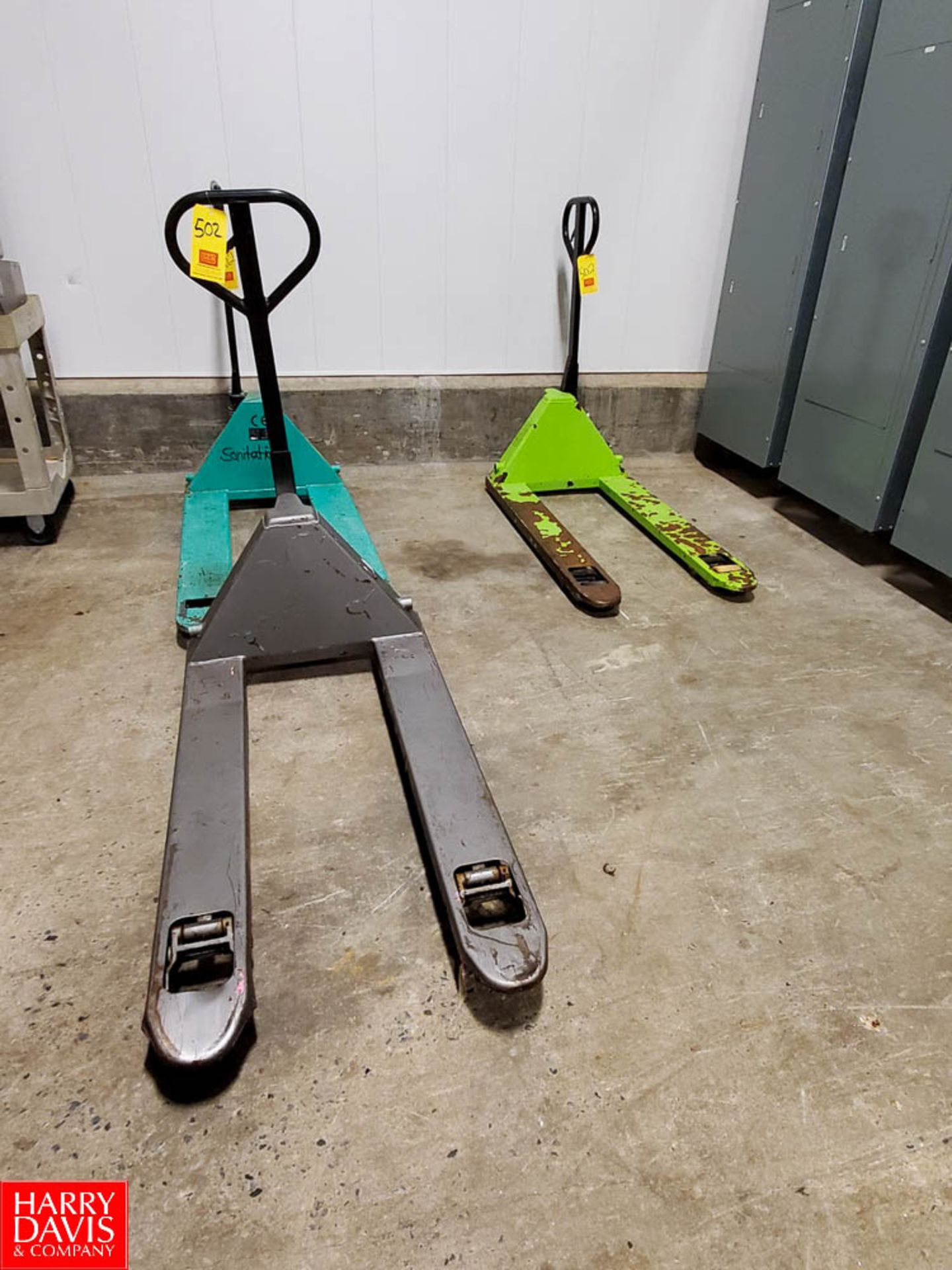 Pallet Jacks, Including (1) Wesco Rigging Fee: $ 60