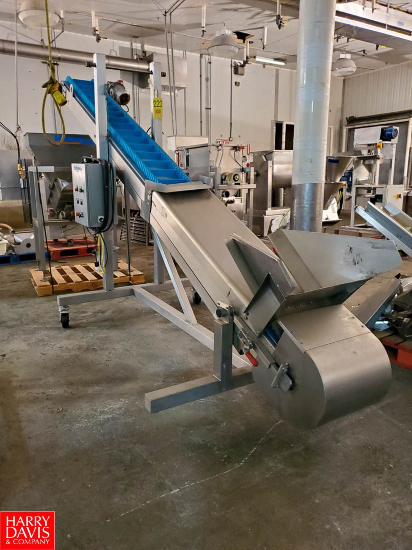 Weigh Pack Portable Inclined S/S Frame Conveyor, with Drive Rigging Fee: $ 350 - Image 2 of 3