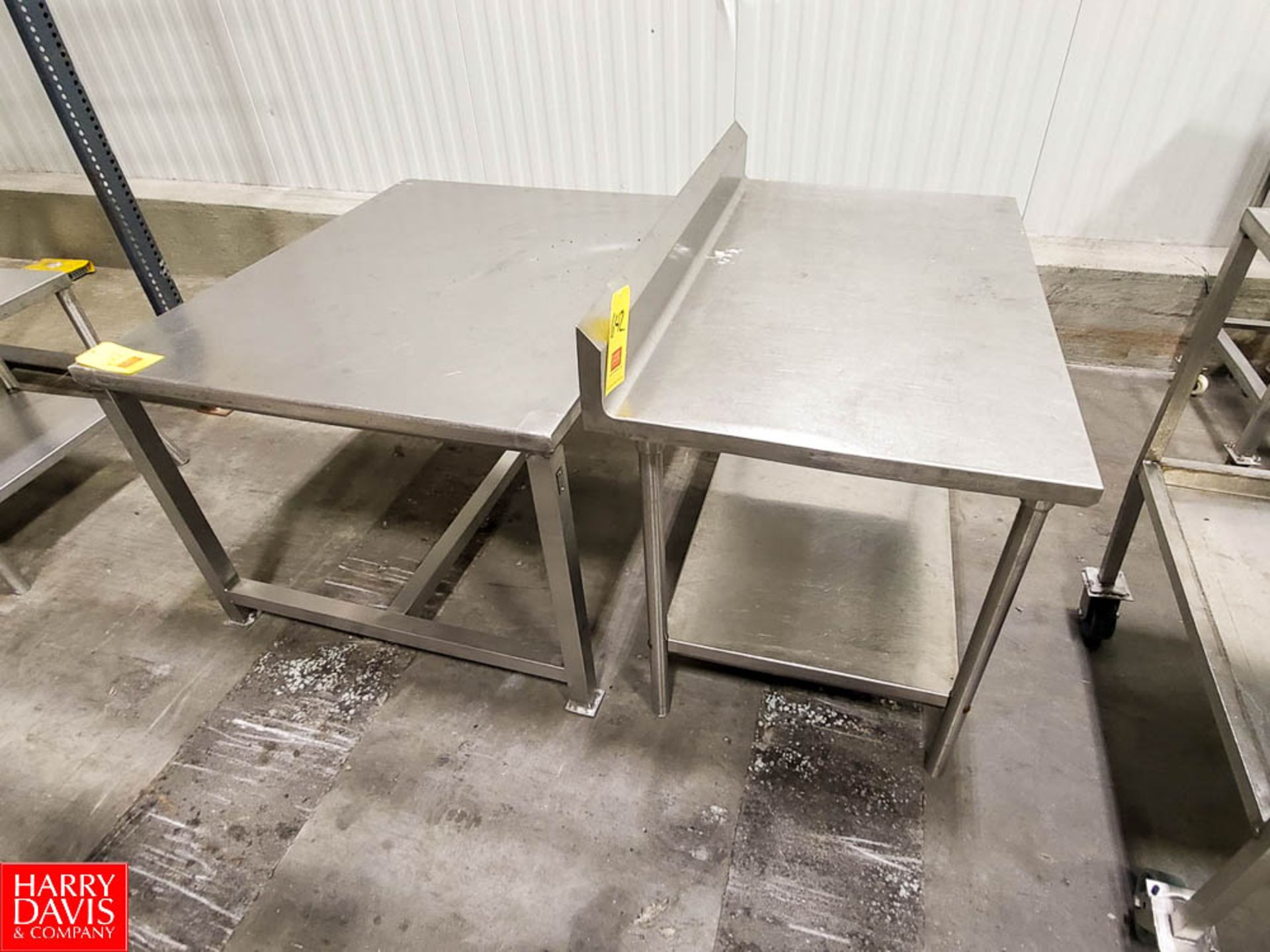 S/S Tables Rigging Fee: $ 50