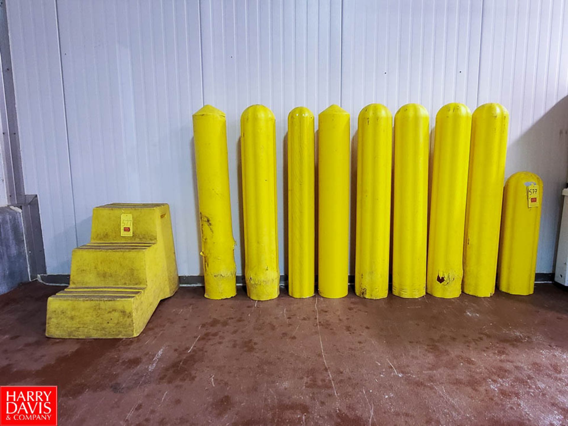 (8) 57"" Pillar Covers; (1) 37"" Pillar Cover; (1) Plastic 3-Step Stool Rigging Fee: $ 40