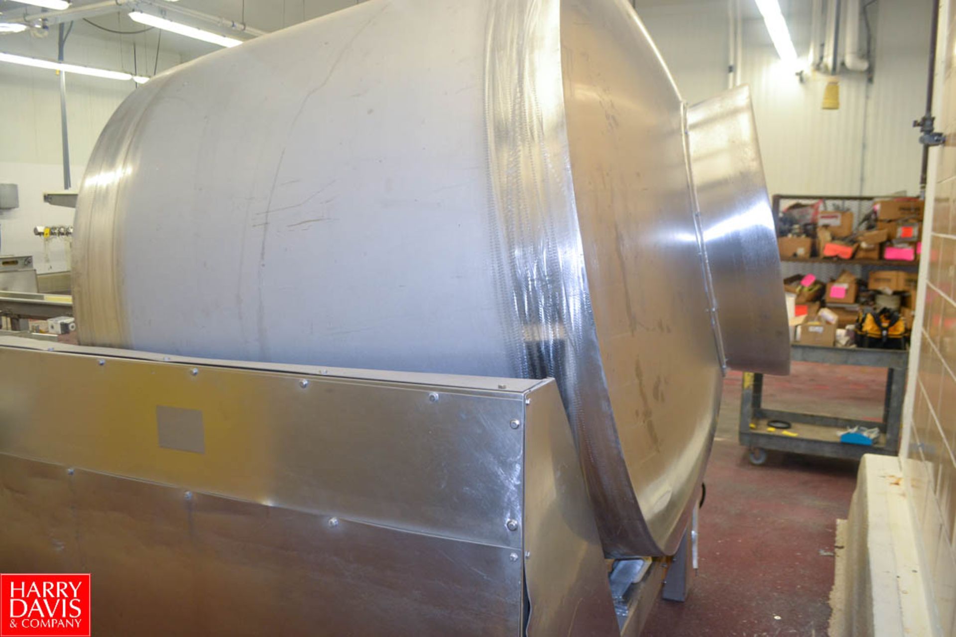 All S/S Vacuum Tumbler: Approx. 5' Diameter X 5'L Rigging Fee: $600 - Image 3 of 3