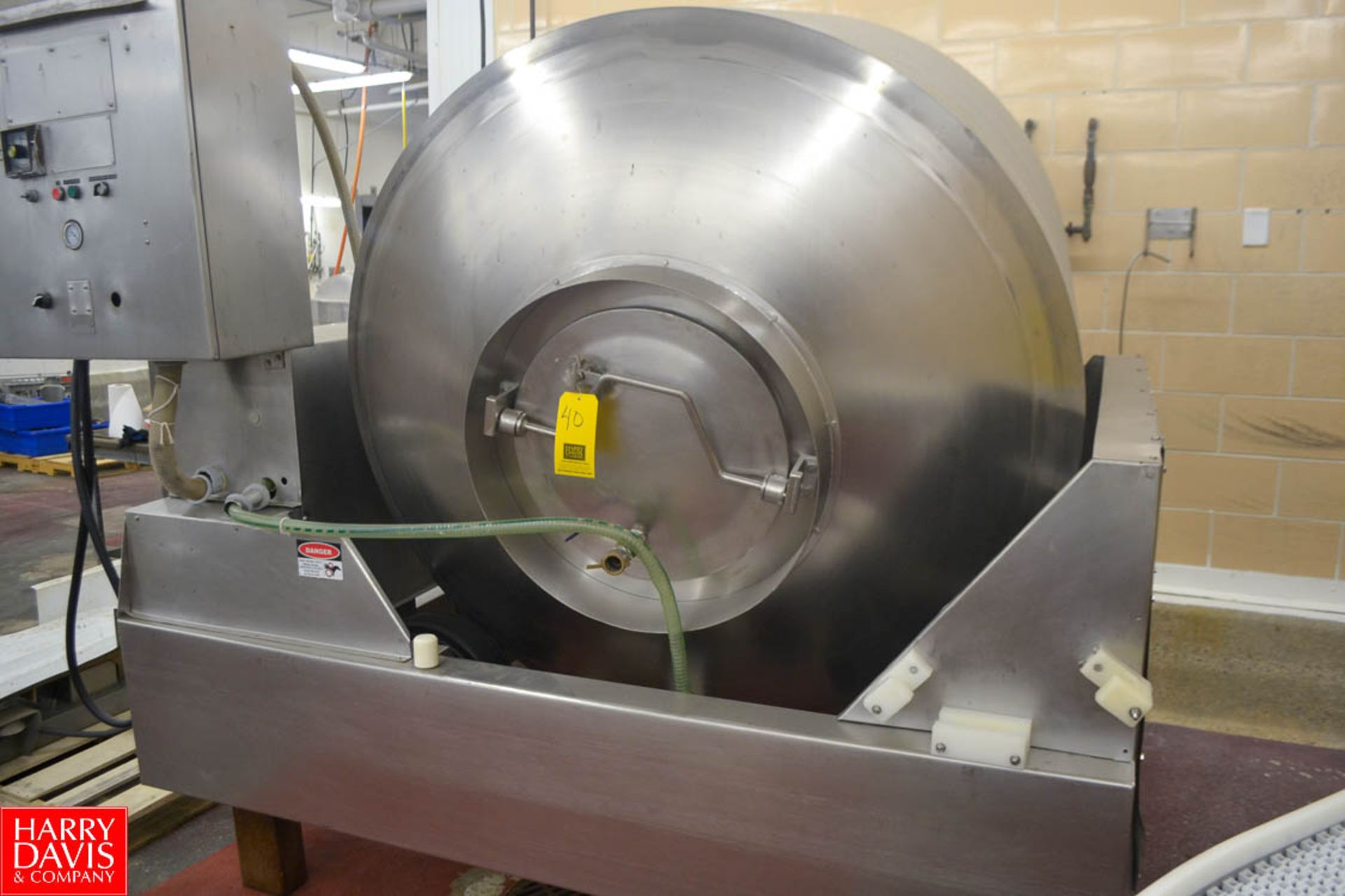 All S/S Vacuum Tumbler: Approx. 5' Diameter X 5'L Rigging Fee: $600 - Image 2 of 3