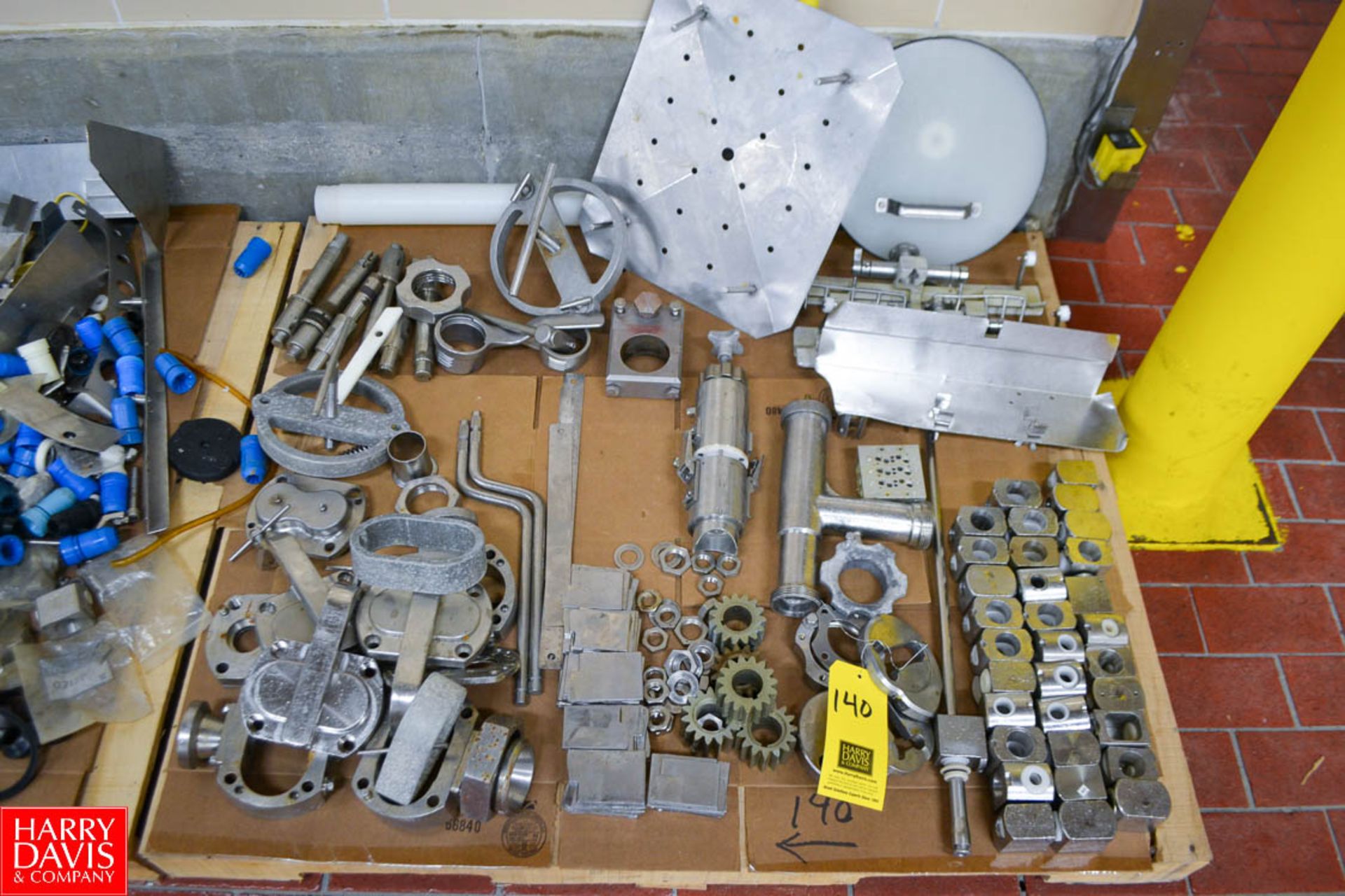 Lot of Plates, Gears, Drives; Pump Parts and Related Linker Parts