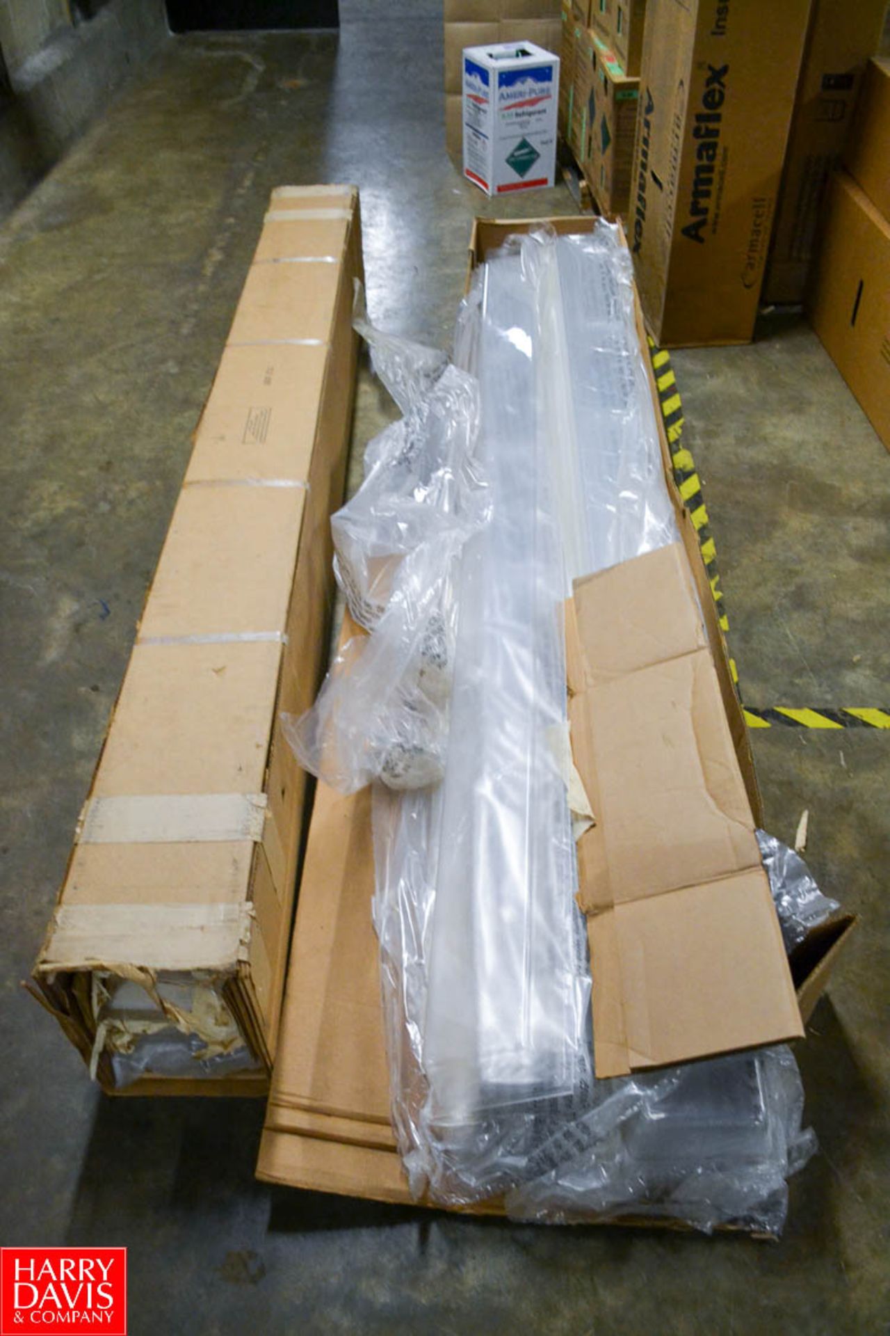 (2) Boxes Of Plastic Fluorescent Light Safety Cover