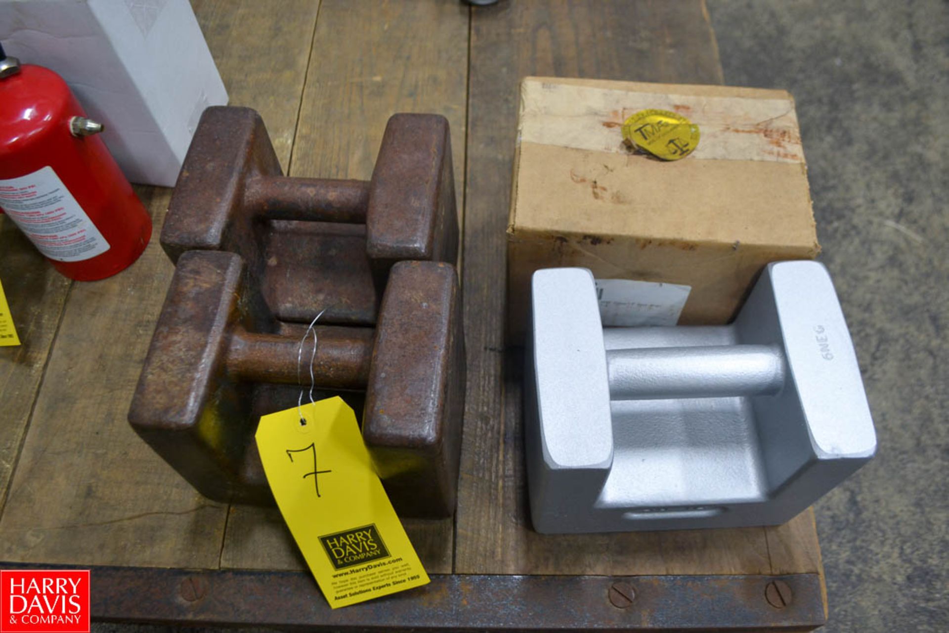 50 lb Scale Weights, Including (2) New