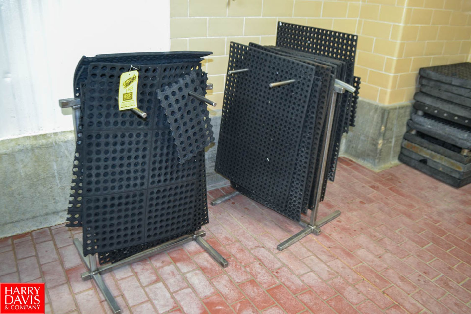 (2) S/S Fatigue Mat Racks