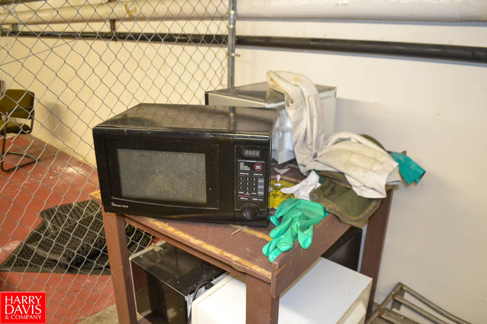 (5) Assorted Microwave Ovens with Refrigerator and S/S Food Warmer - Image 2 of 3