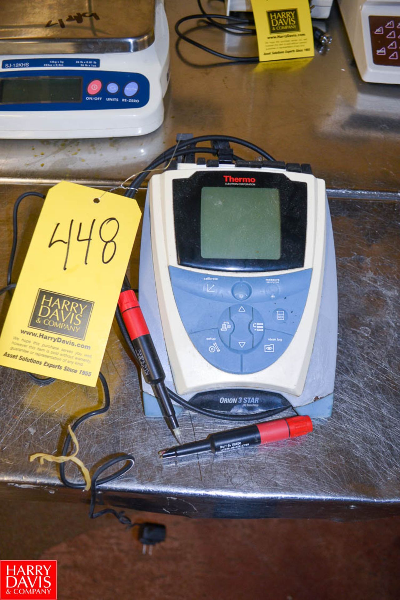 Thermo Election Orion 3 Star Digital Display PH Meter with Probes