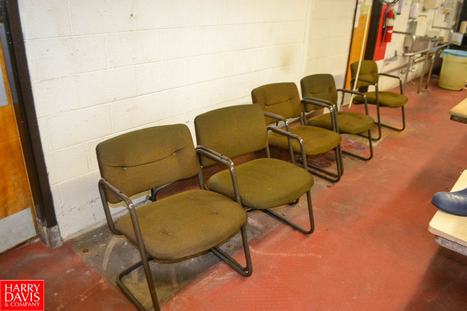 (9) Assorted Upholstered Arm Chairs