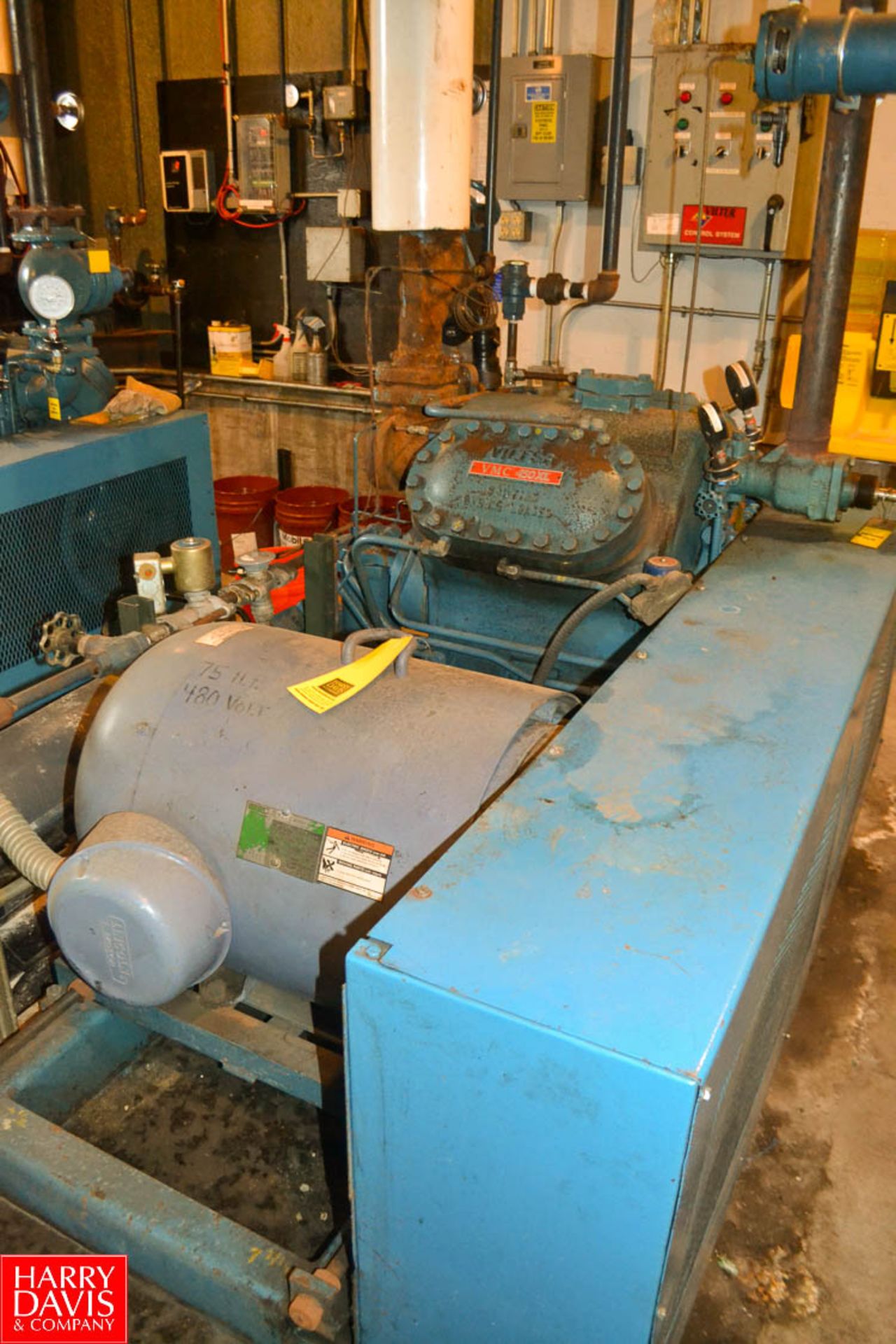 Bulk bid; Complete Ammonia Refrigeration system: Includes lots 661 to 665