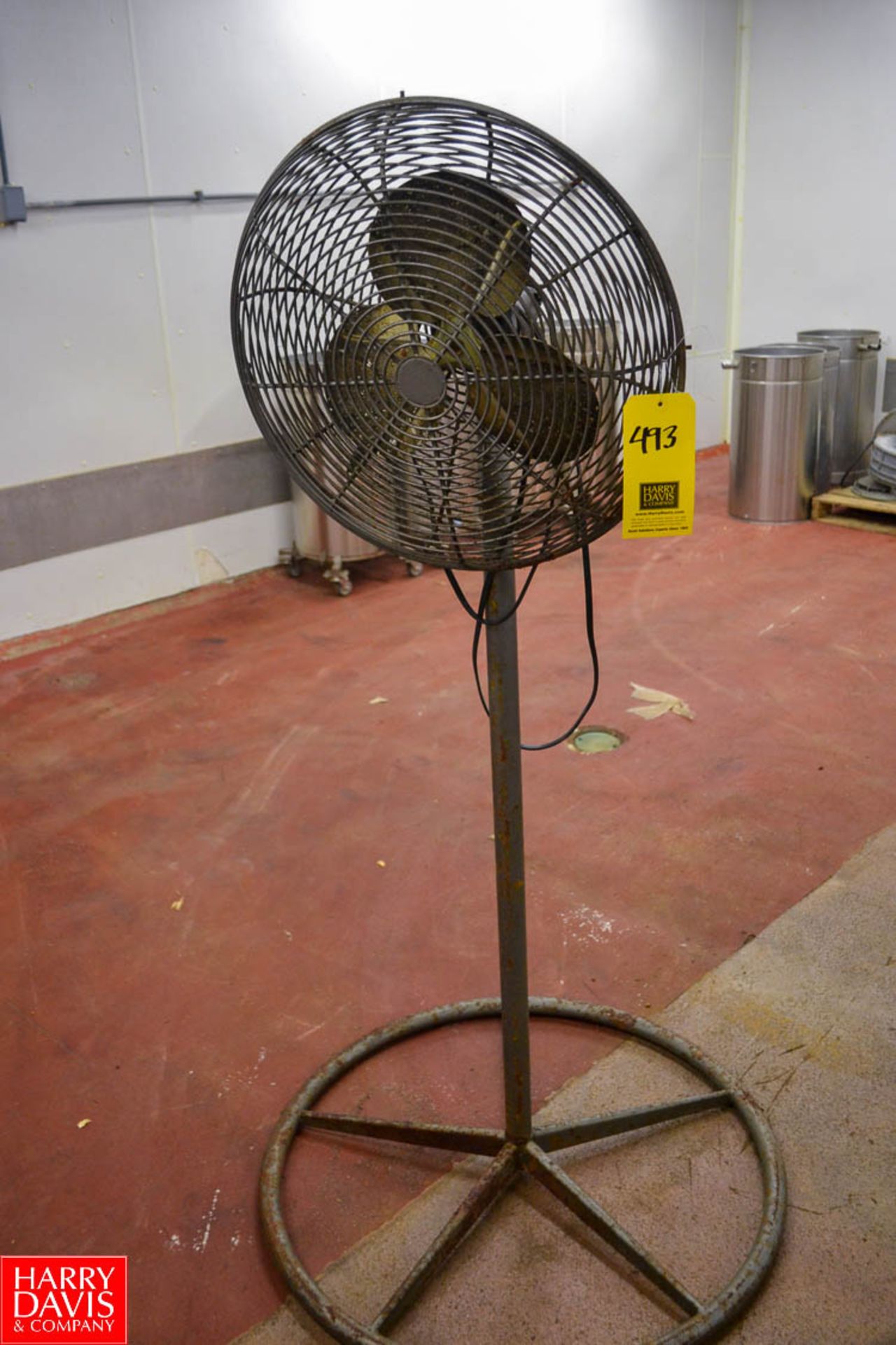 (1) 20" Diameter Floor Fan & (1) 24" Diameter Floor Fan