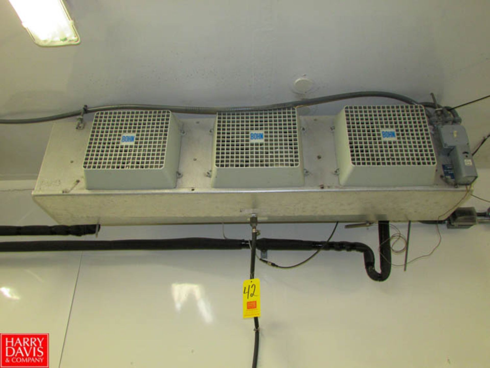 Bohn 3-Fan Freon Blowers with Heatcraft Condensing Unit, Model JH0401D7B and Tecumseh Condensing - Image 2 of 4